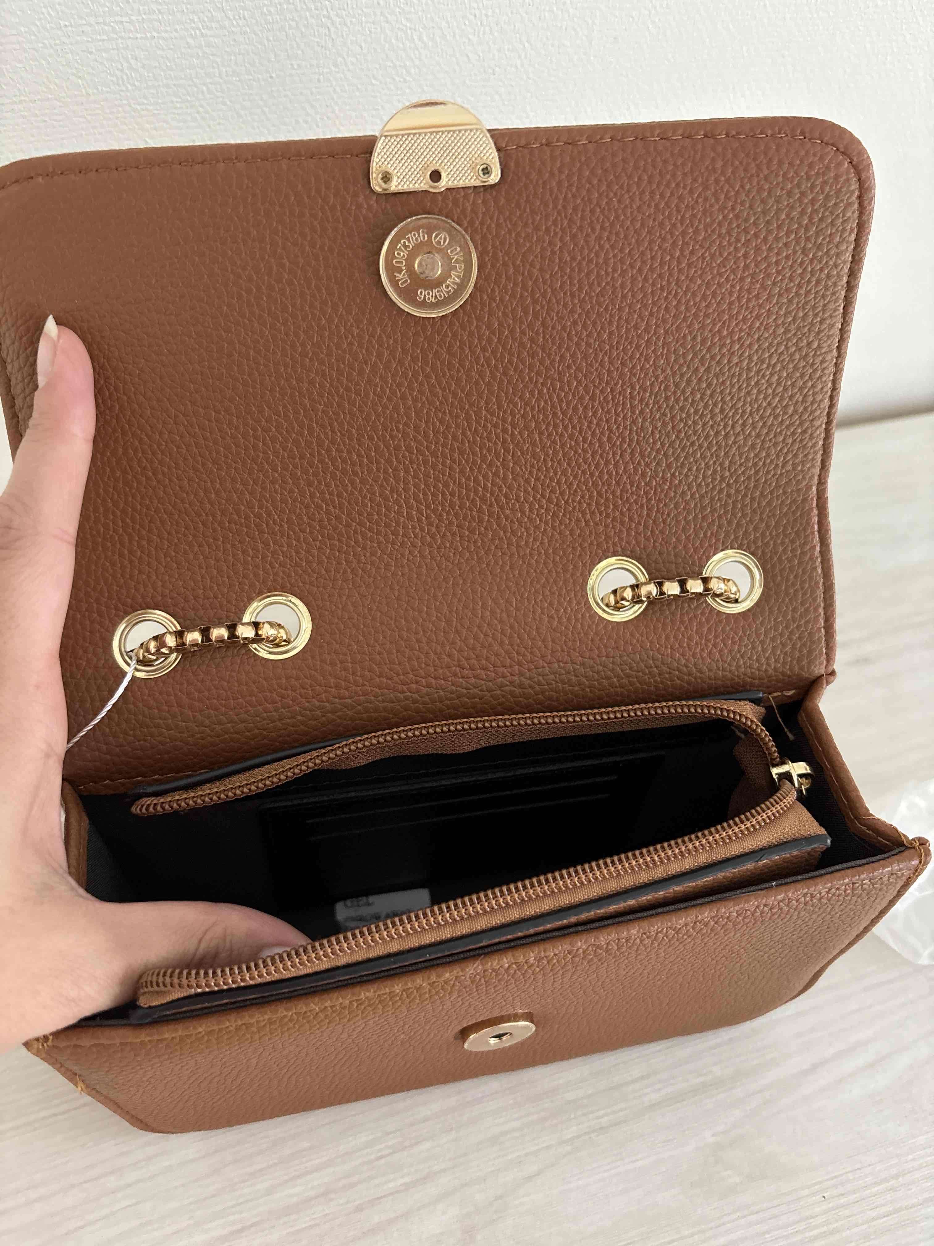 Cartera café claro - miniatura 5