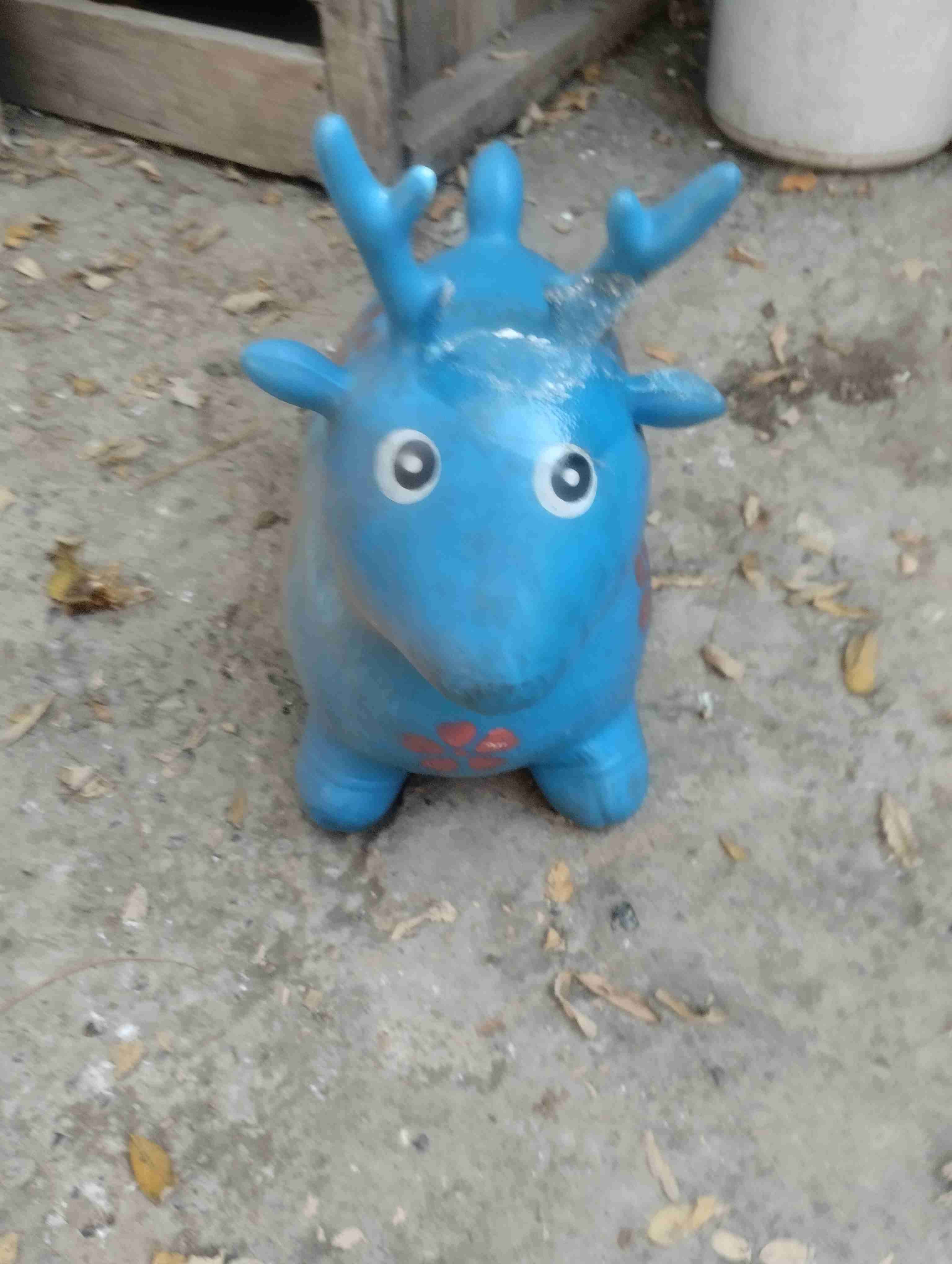 Juguete inflable azul