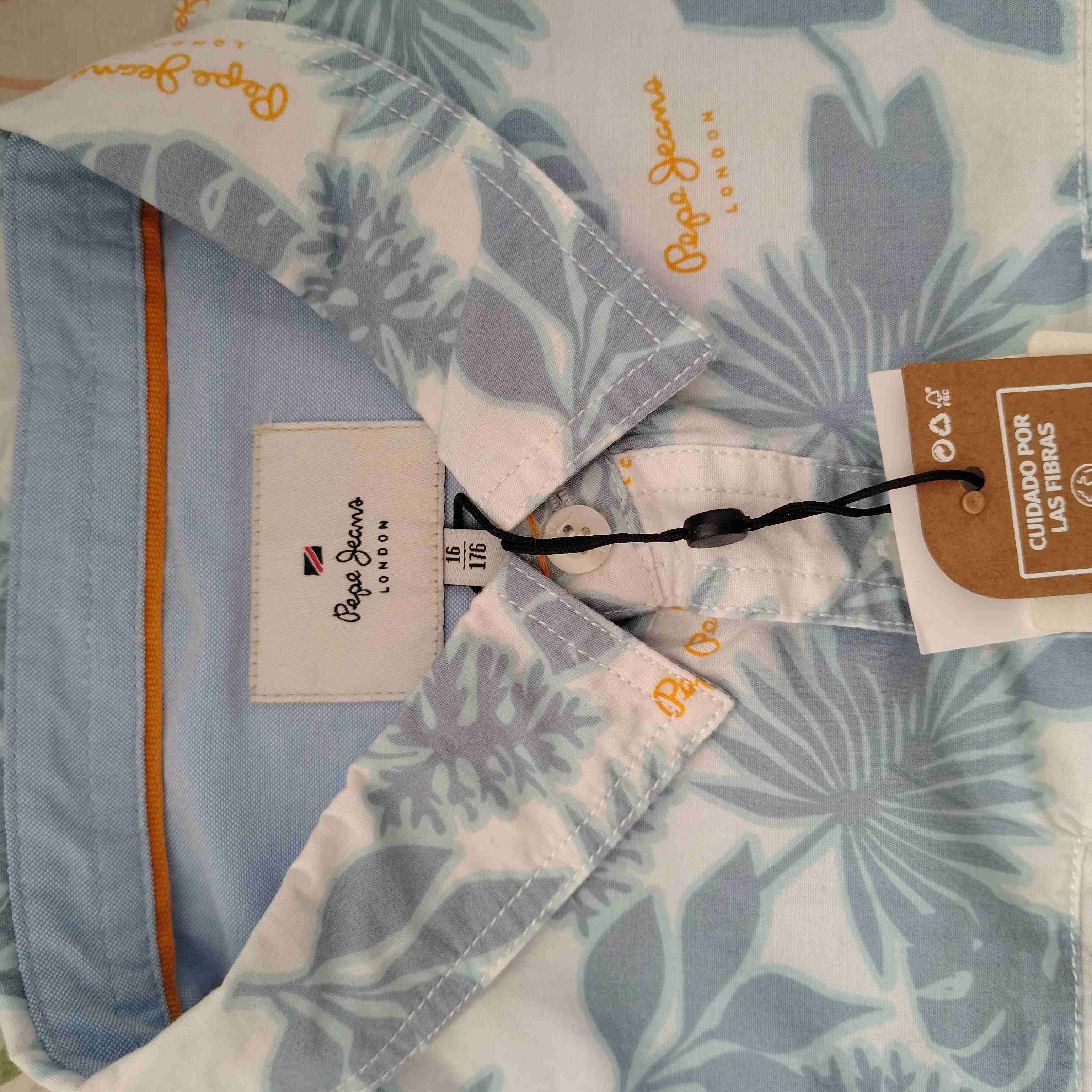 Camisa floral azul - 2