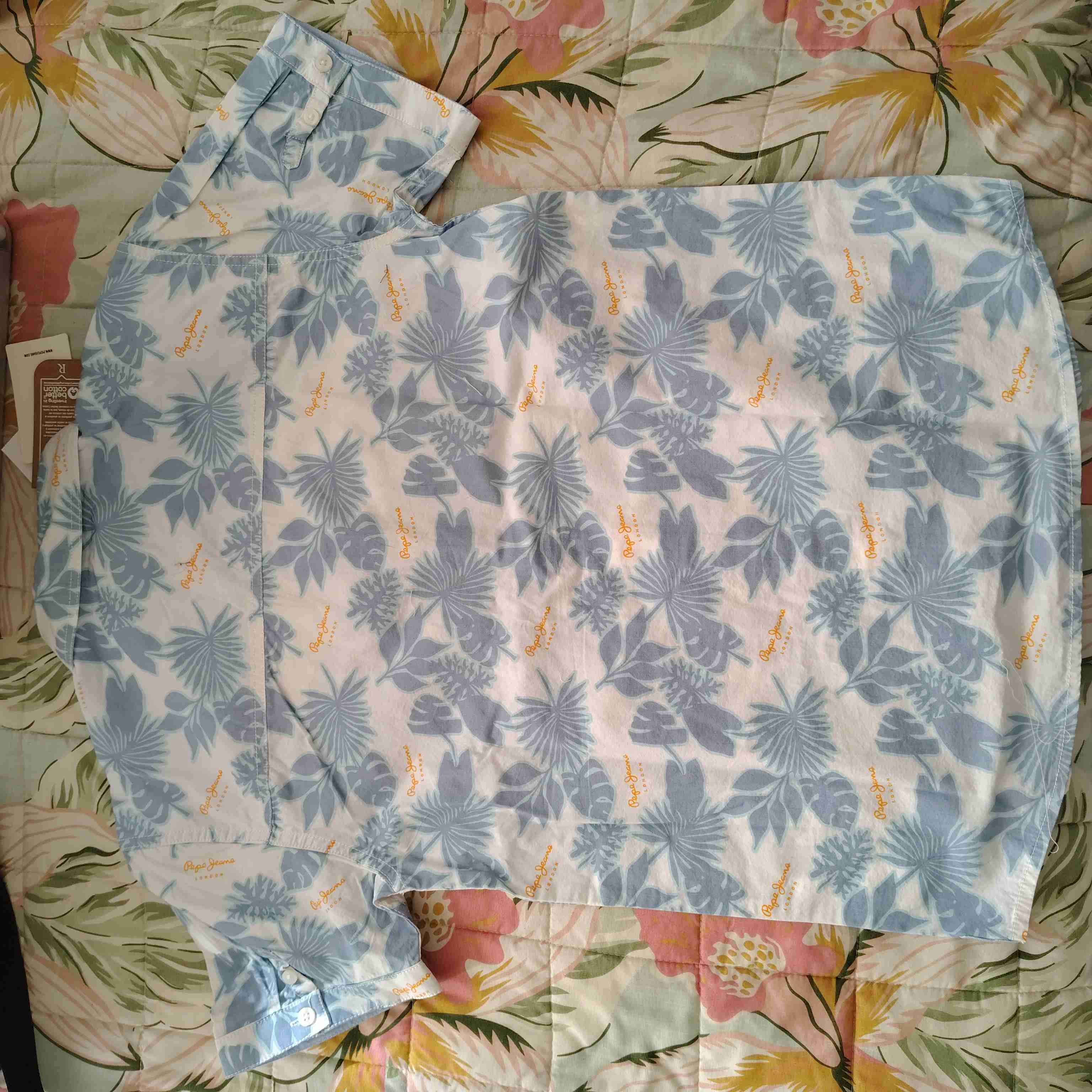 Camisa floral azul - 3