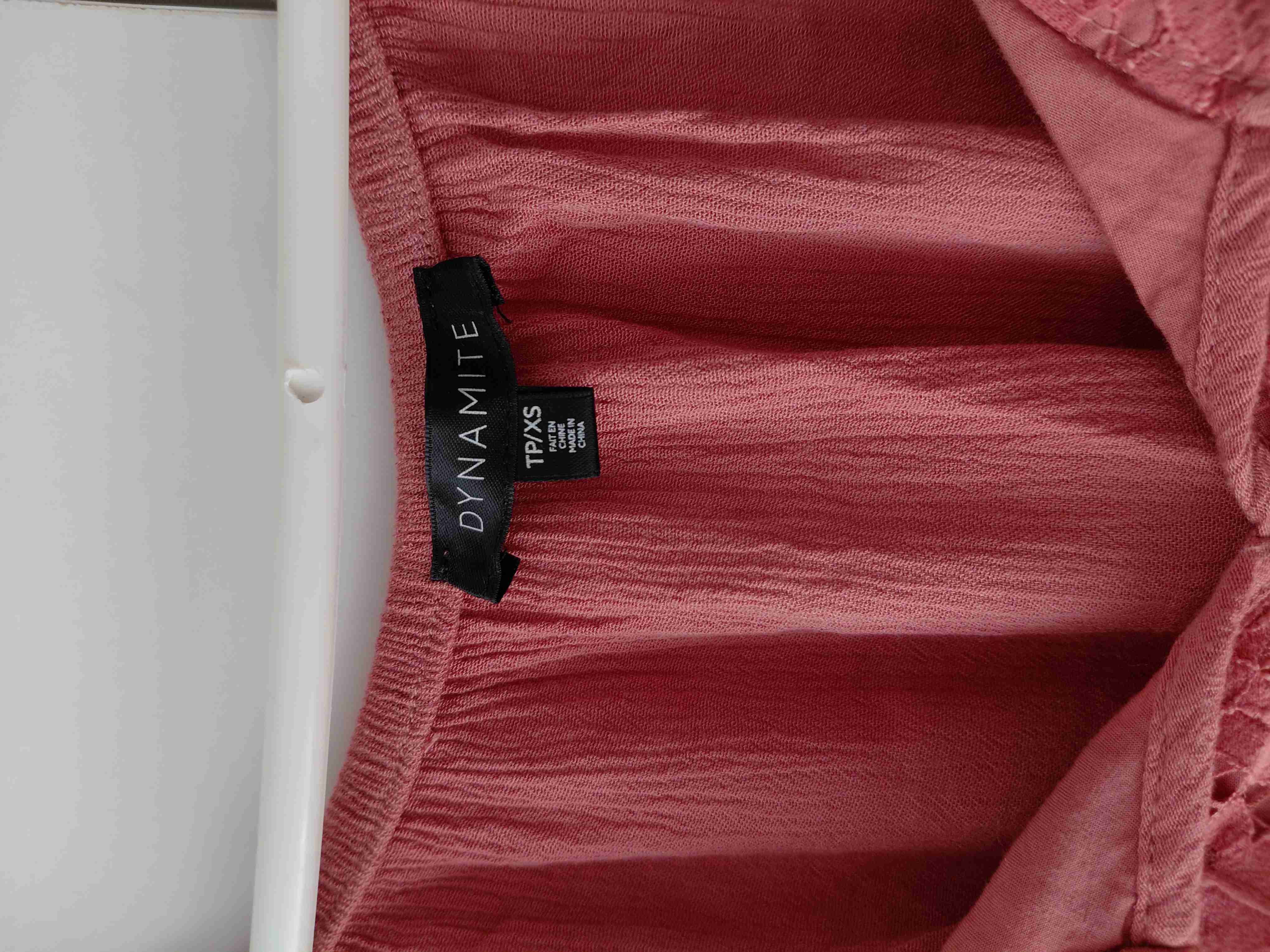 Blusa rosada con encaje BohoChic - miniatura 4