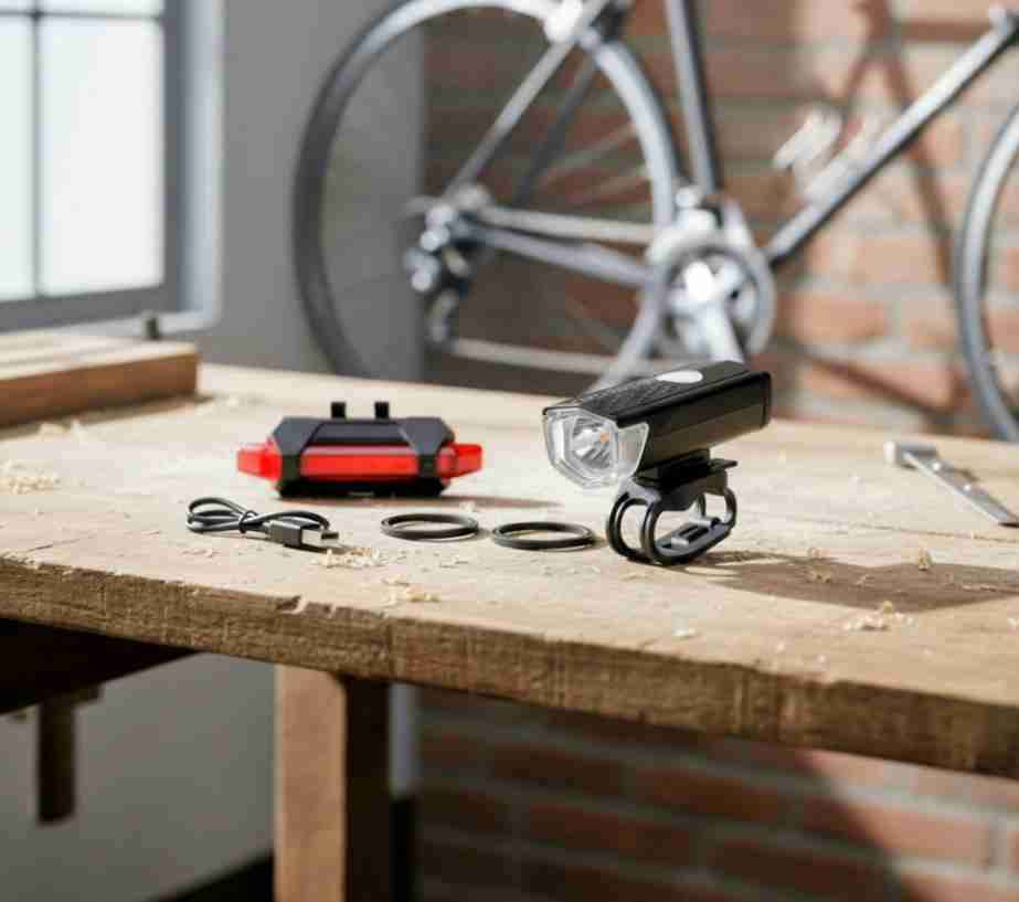 Kit luces para bicicleta USB