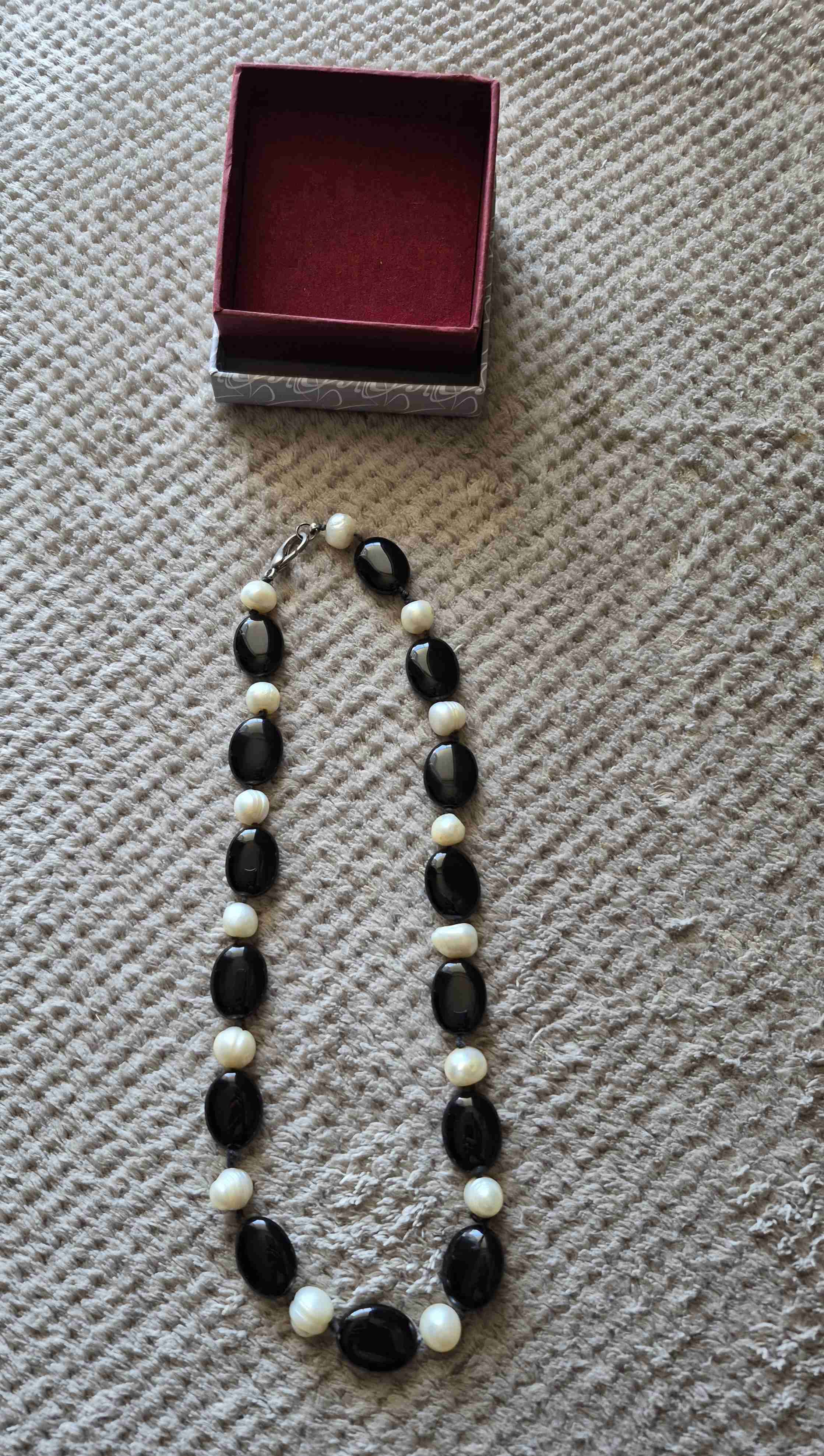 Collares de piedras semipreciosas y perlas - miniatura 3