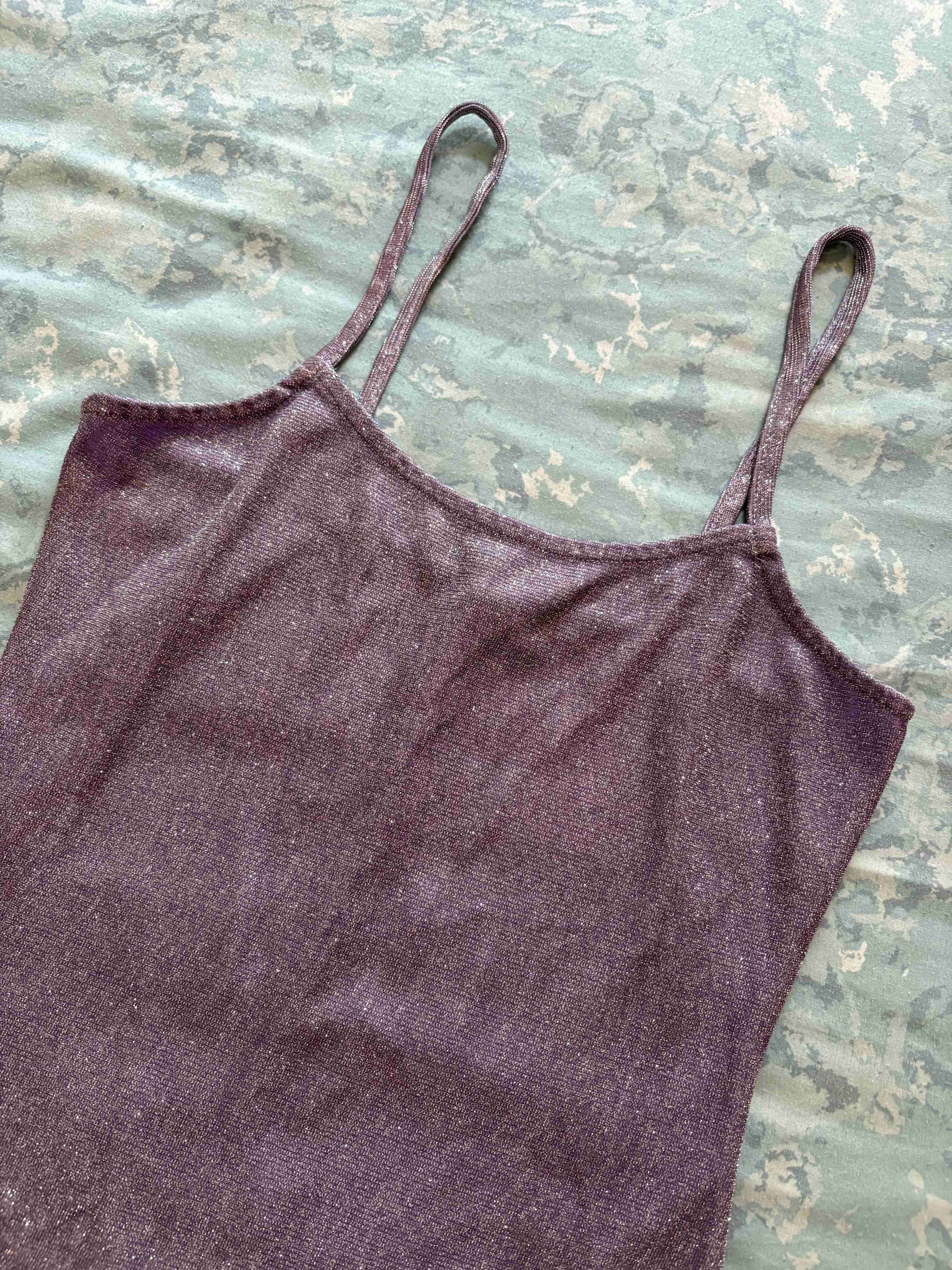 Vestido corto con brillo - 1