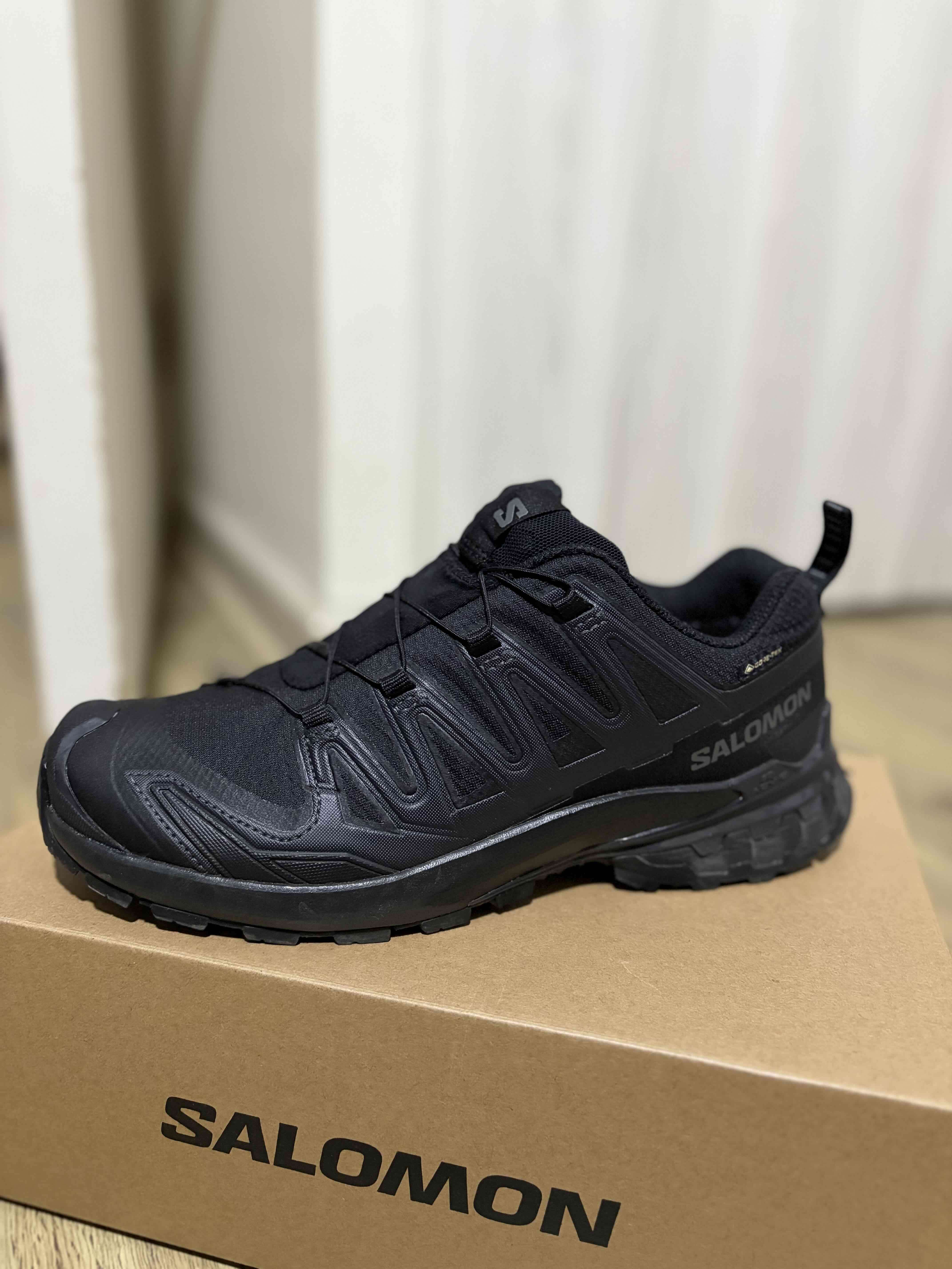 Zapatillas negras Salomon Gore-Tex - 1