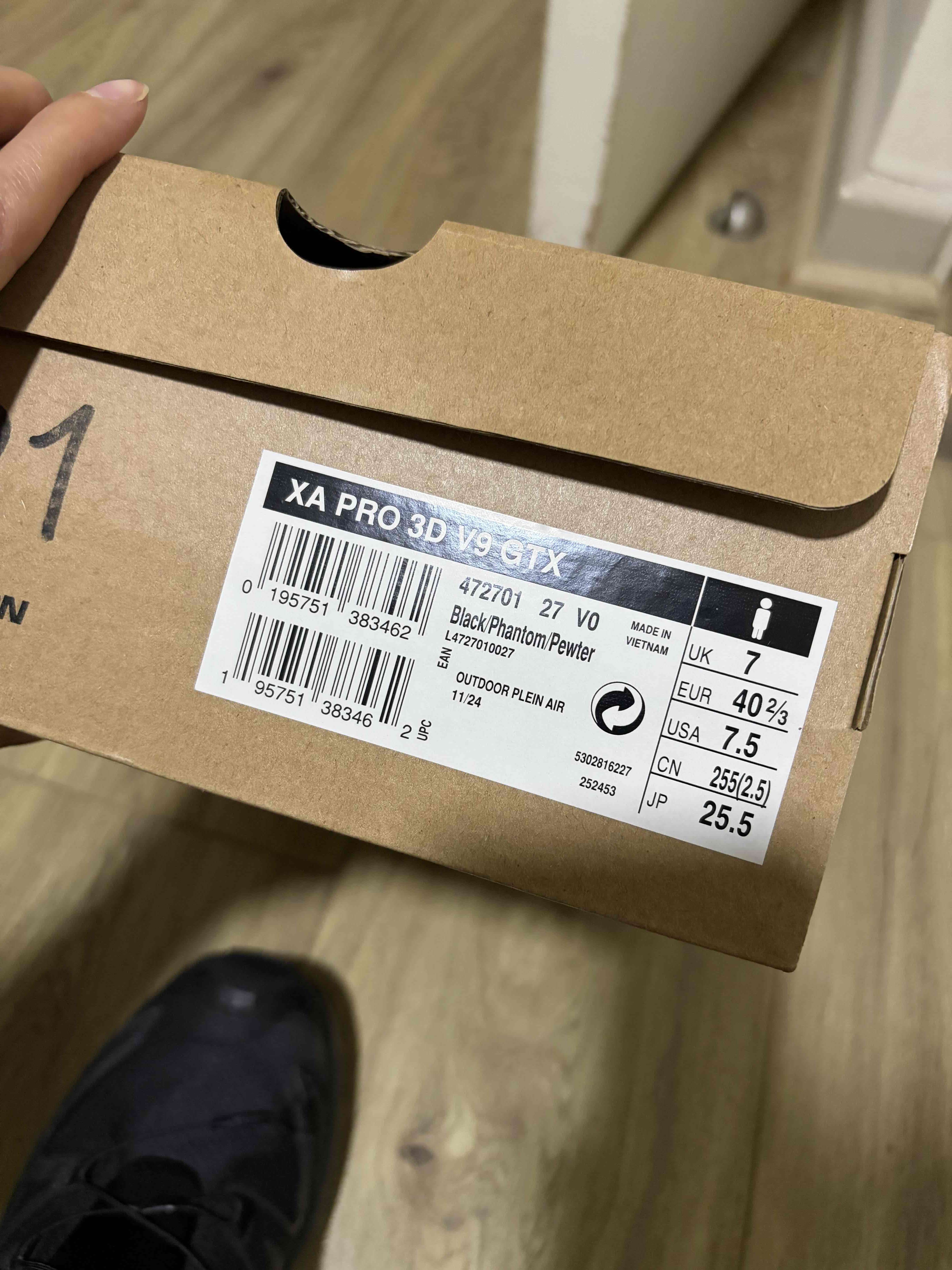 Zapatillas negras Salomon Gore-Tex - 3