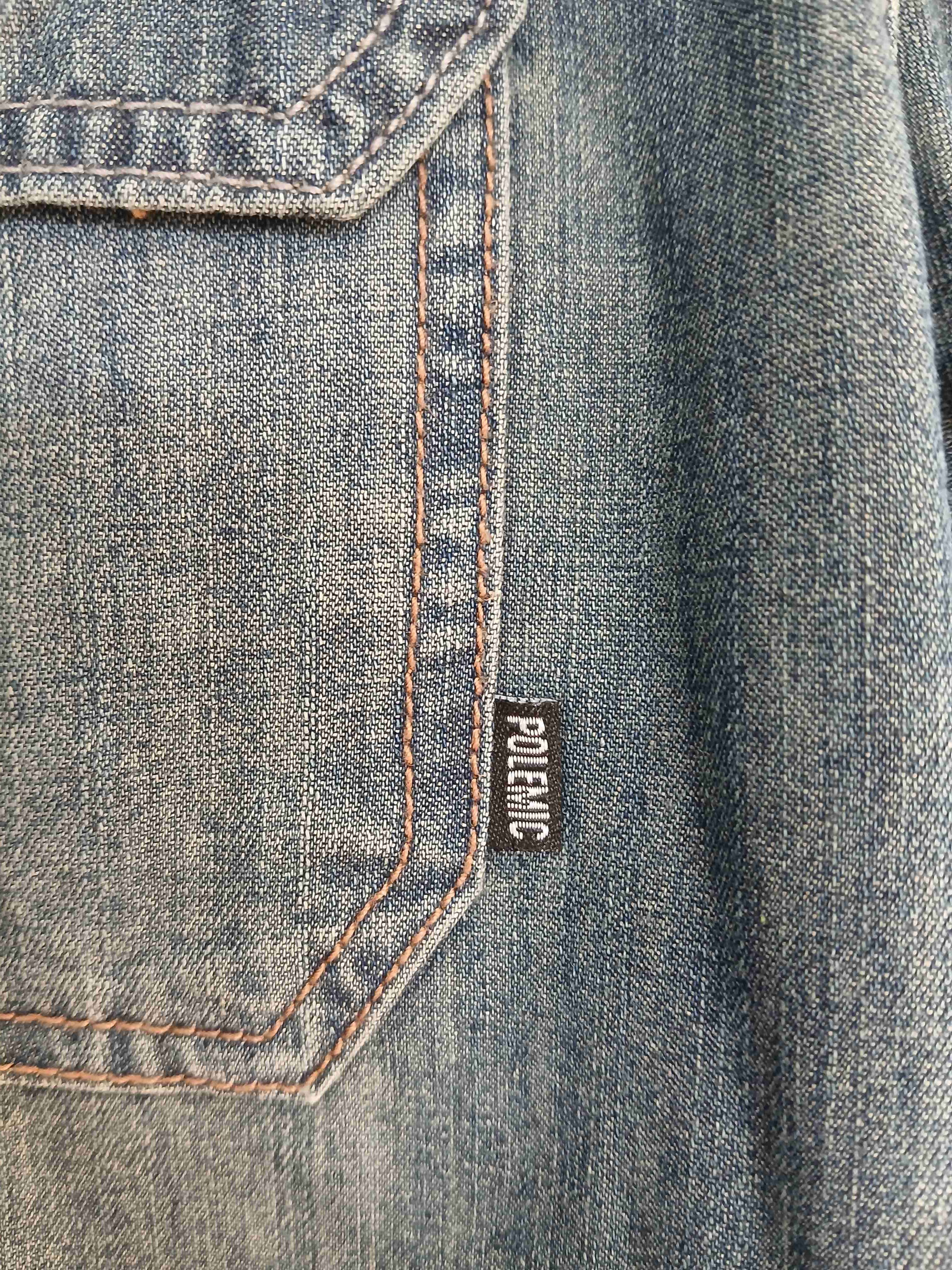 Camisa de mezclilla azul - miniatura 4