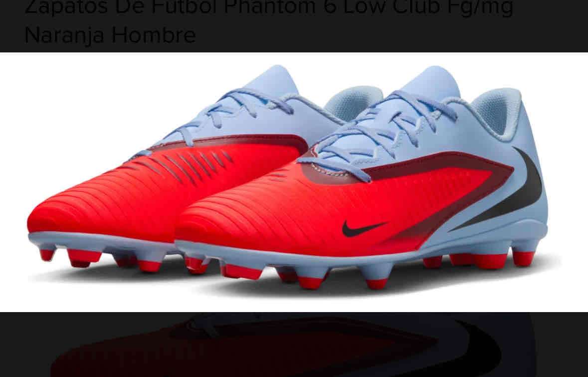 Zapatos de fútbol Nike 41 celeste/naranjo - 1