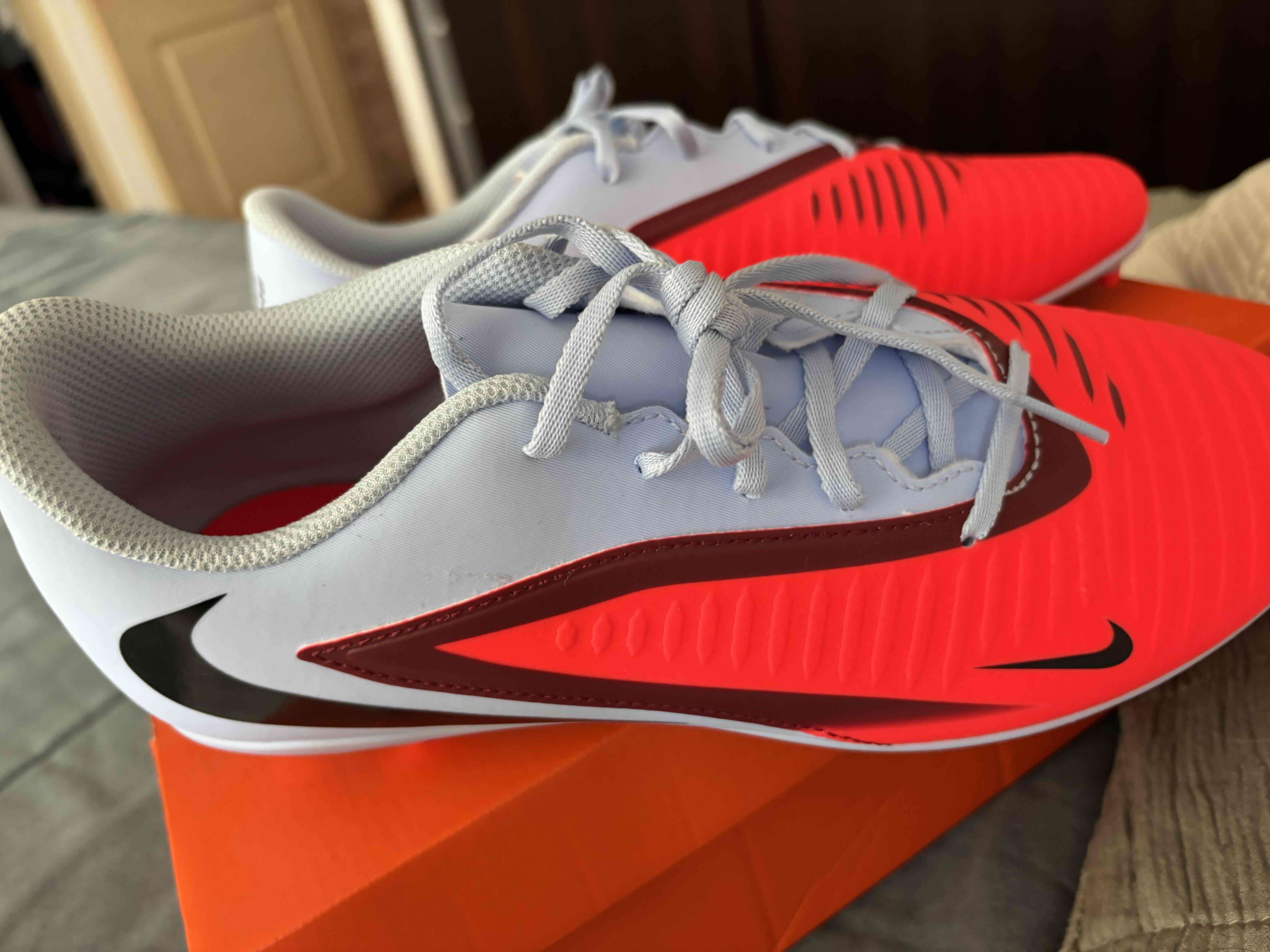 Zapatos de fútbol Nike 41 celeste/naranjo - 5