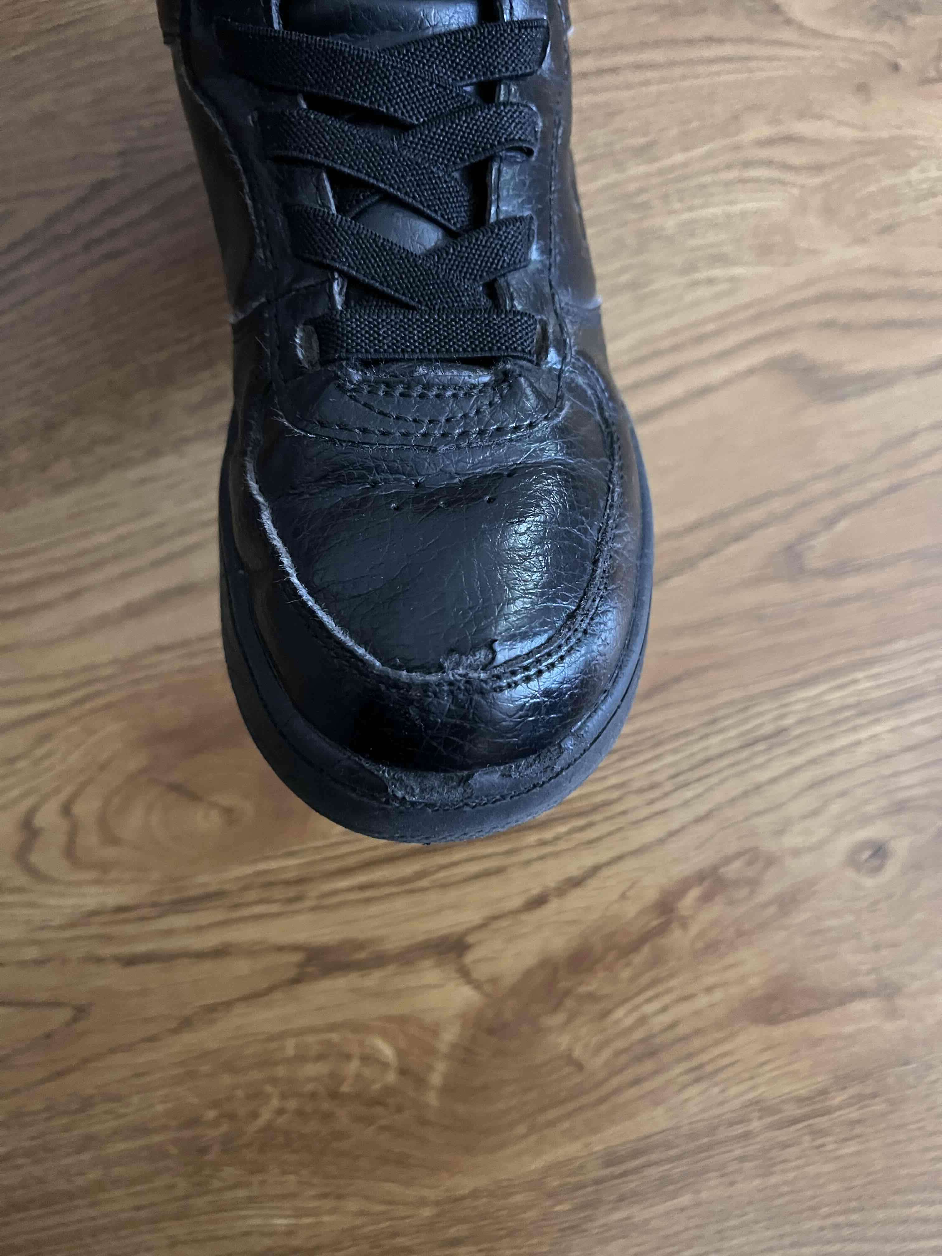 Zapatillas negras con velcro, sckechers - miniatura 6