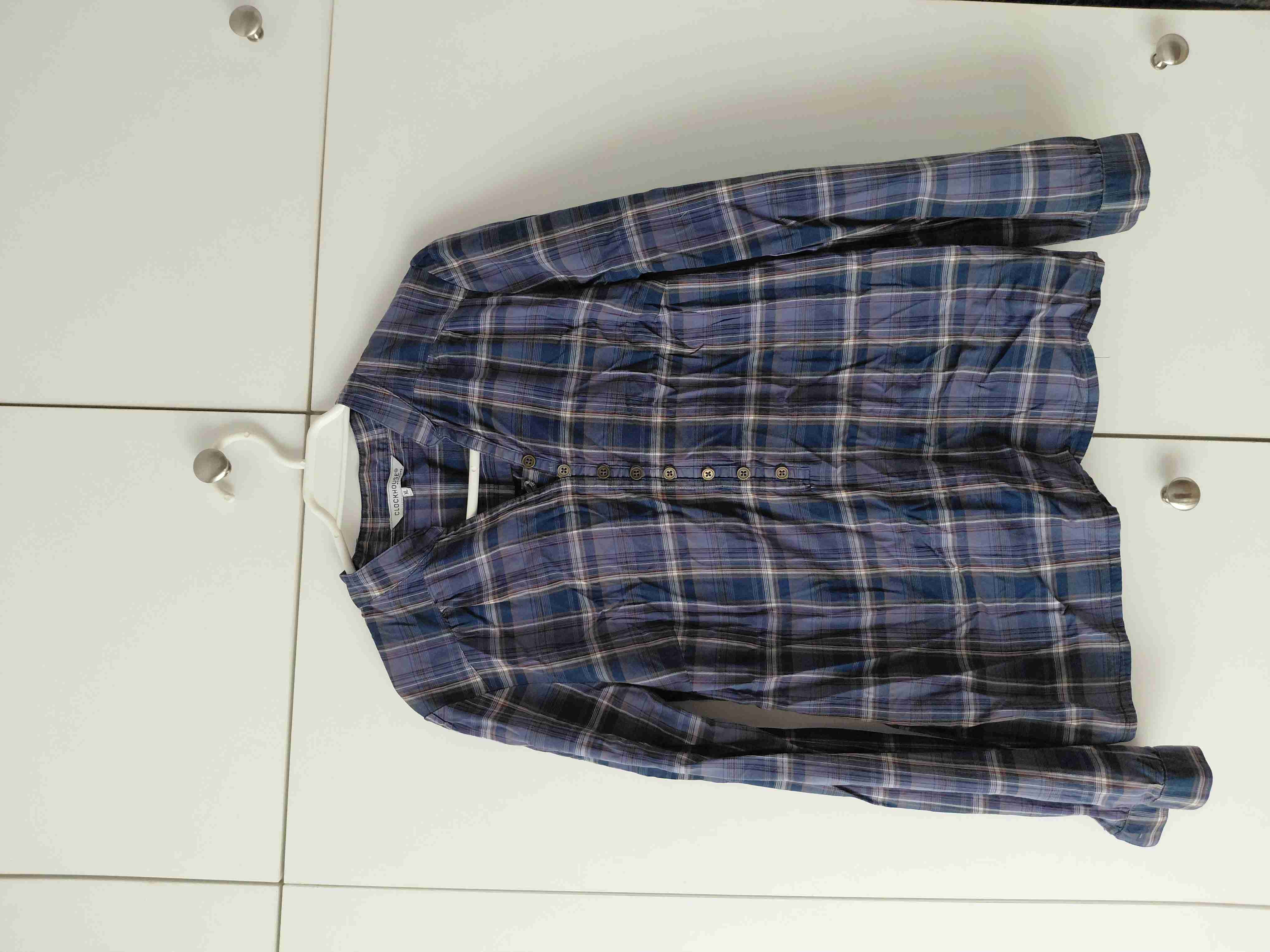 Camisa Plaid Vintage (Clockhouse) - Talla XL - 1