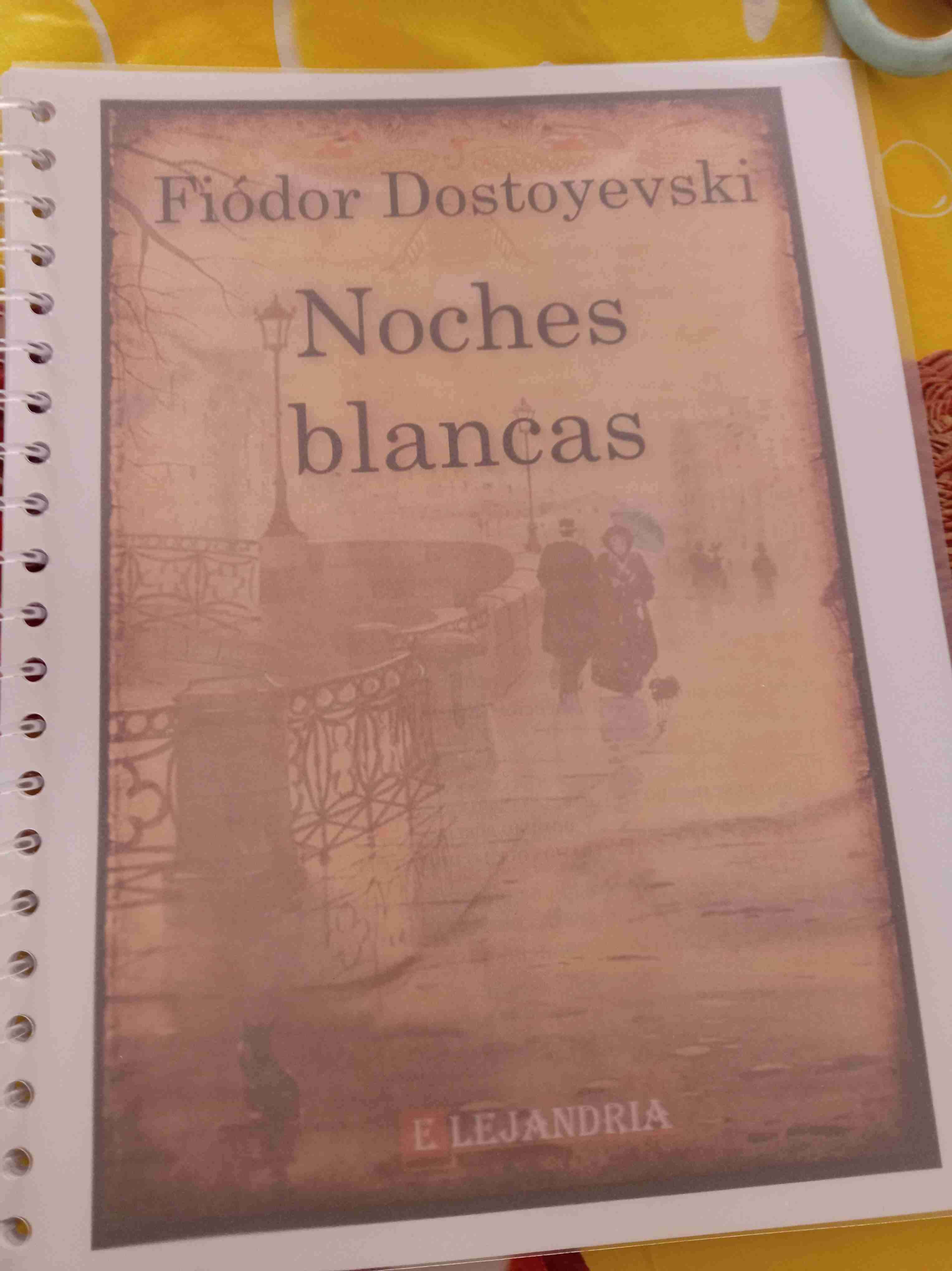 Libro 'Noches blancas' anillado