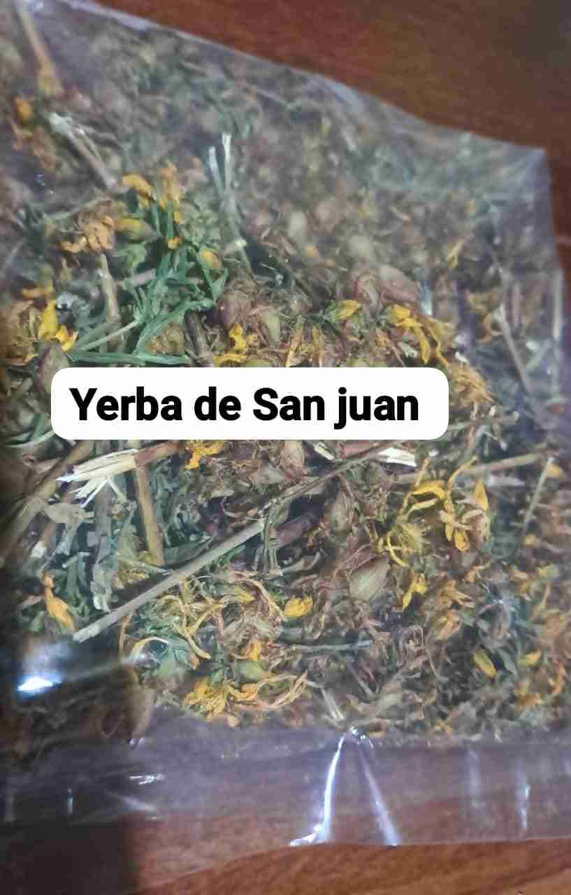 Bolsa de menta seca..poleo   yerba de San juan.. - miniatura 3