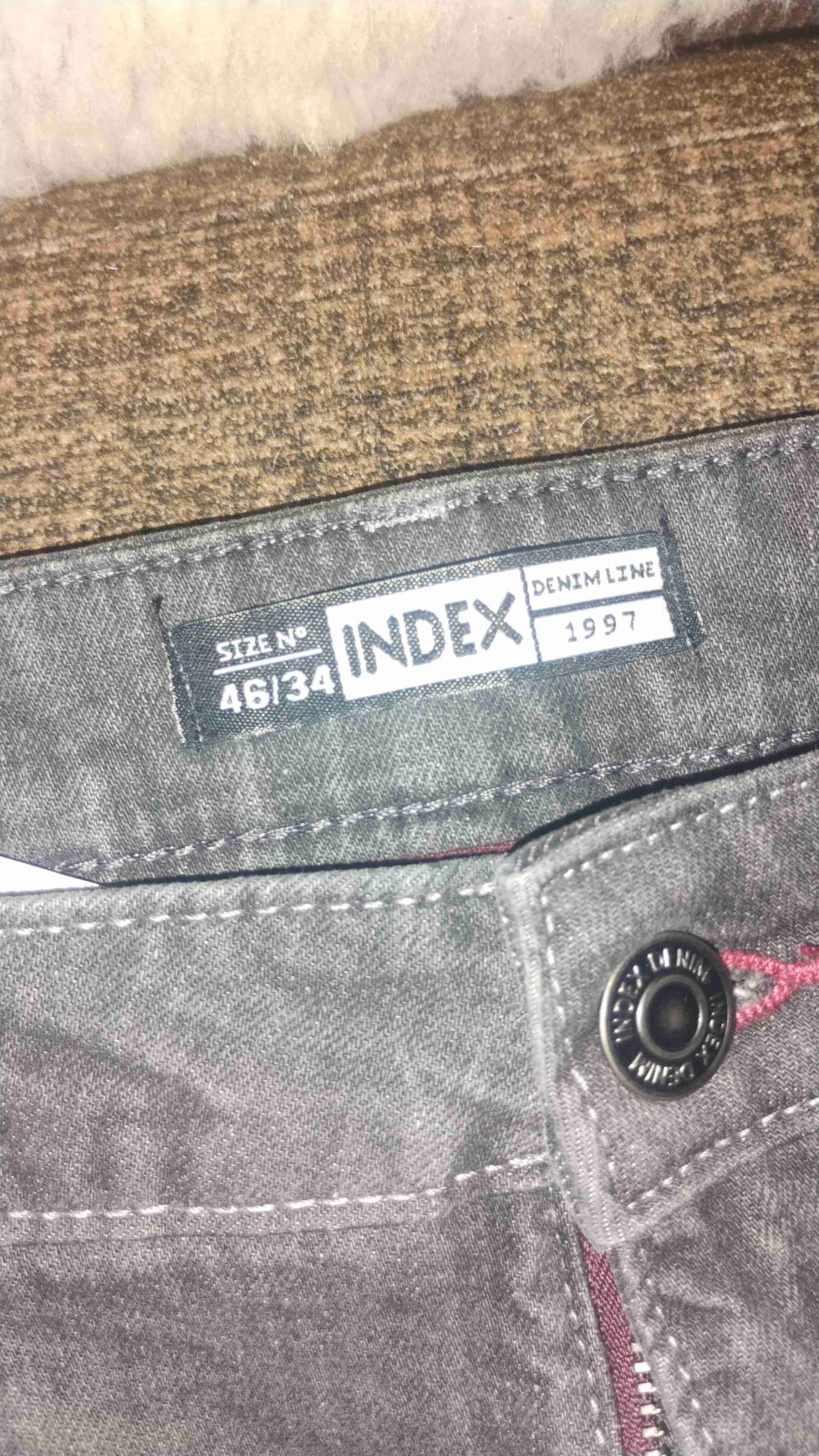 Jeans gris casuales - miniatura 2