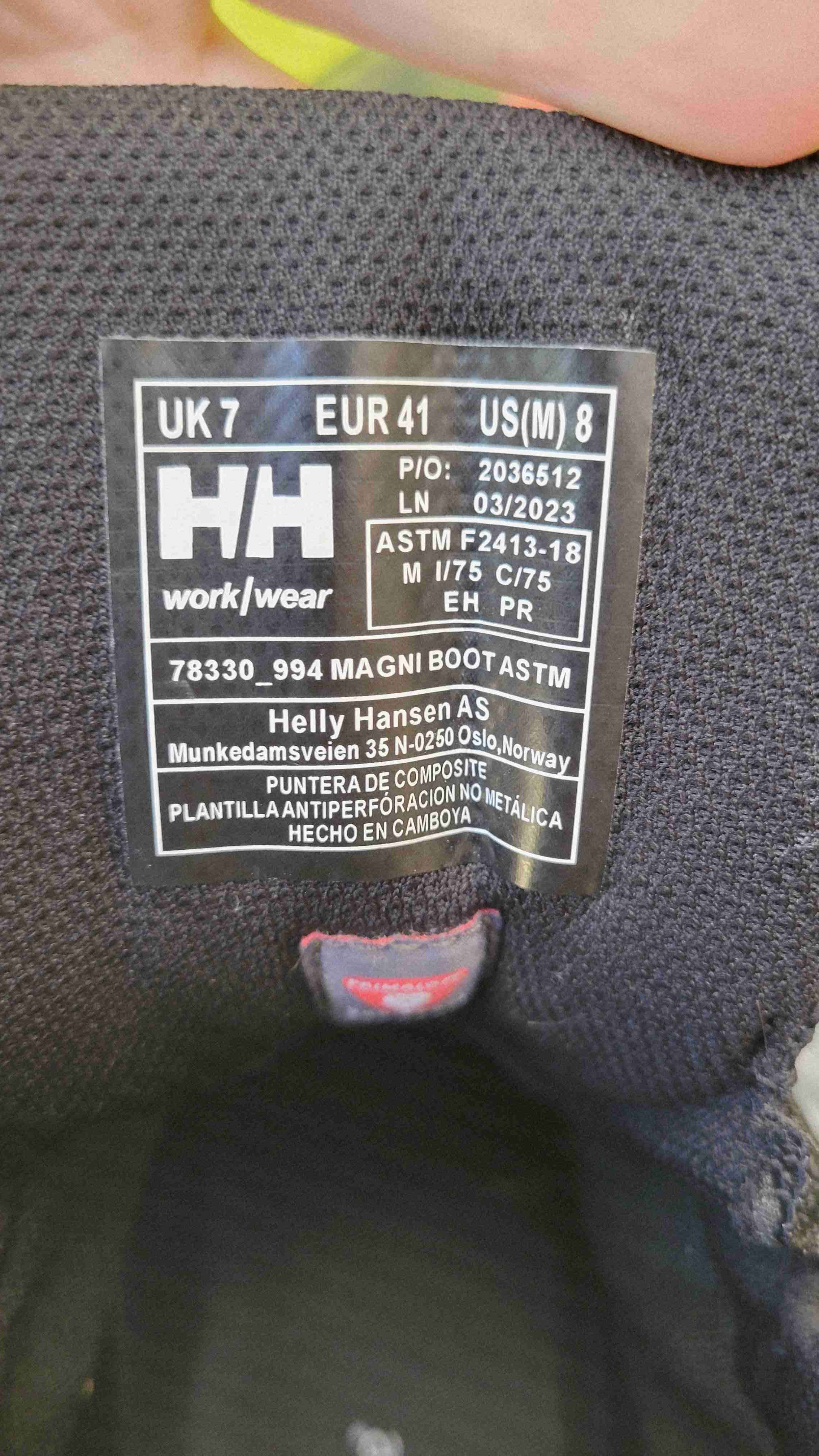 Botas de trabajo HH negras - miniatura 3