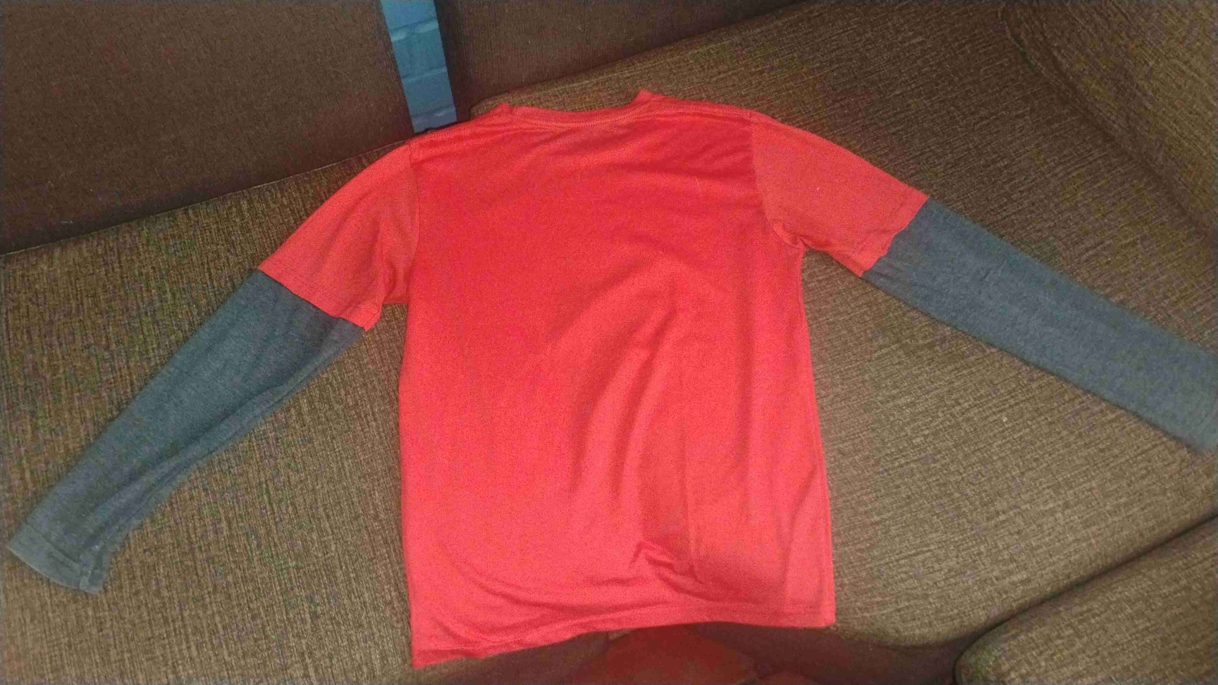 Polera manga larga roja California - miniatura 2