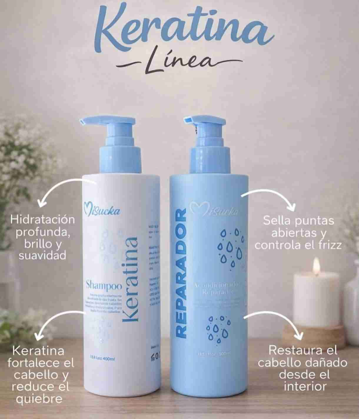 Set Shampoo y Acondicionador Keratina - miniatura 1