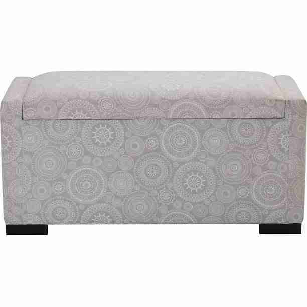 Baúl acolchado tapizado decorativo - miniatura 1