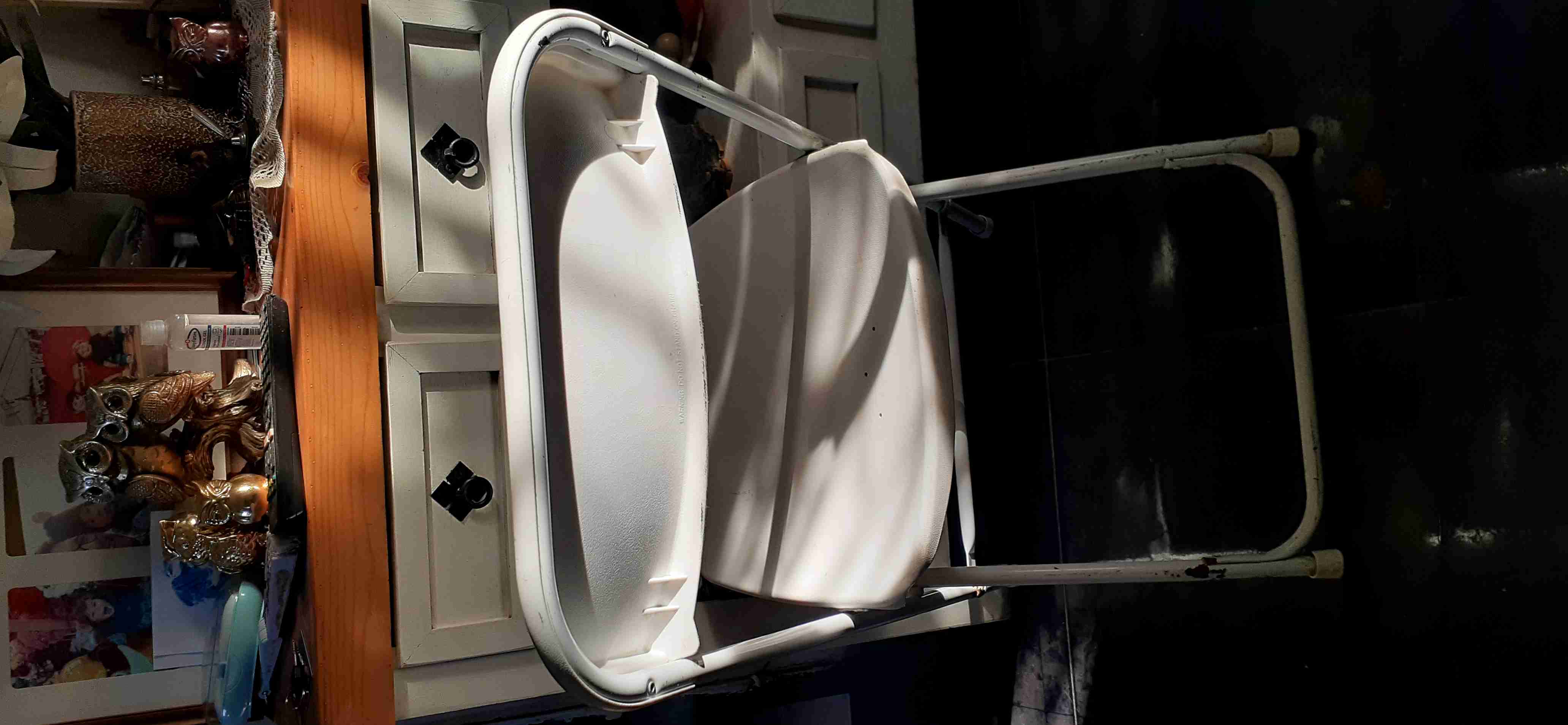 Silla plegable blanca - 3