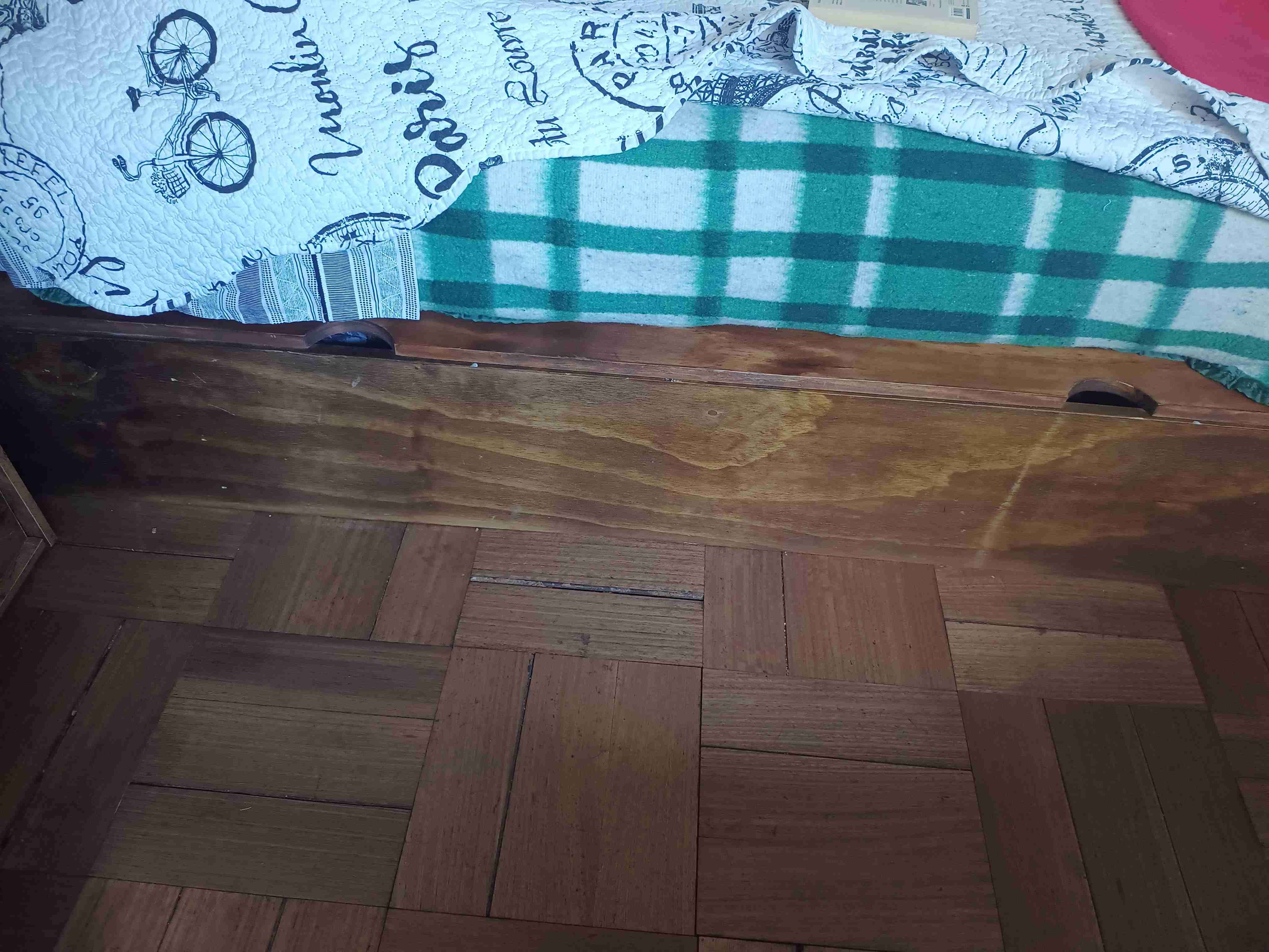 Base de Cama de madera con baúl - miniatura 2