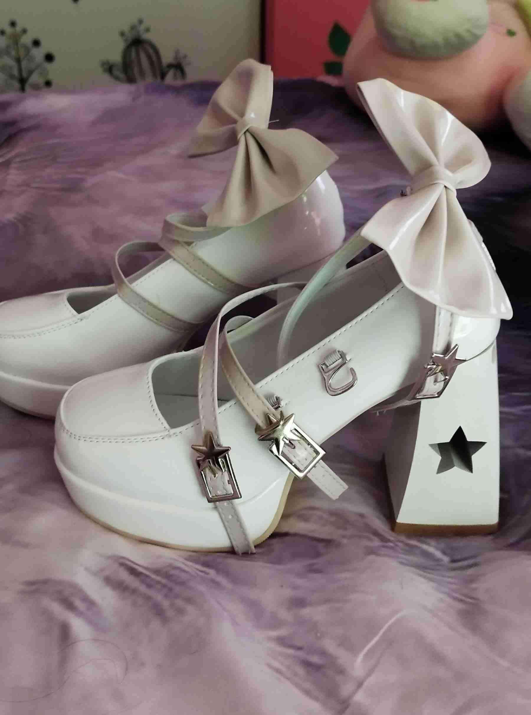 Zapatos Lolita Blancos N°37 - 6