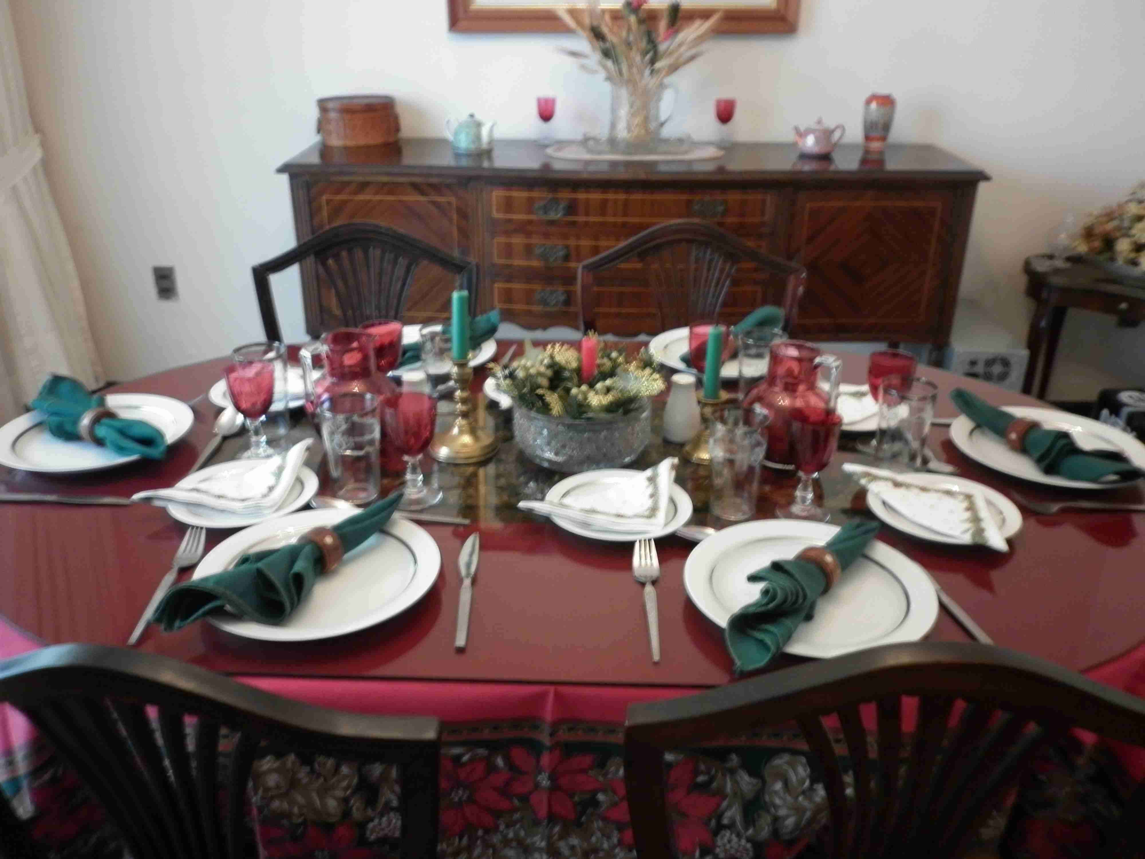 Juego de comedor antiguo Chippendale - miniatura 2