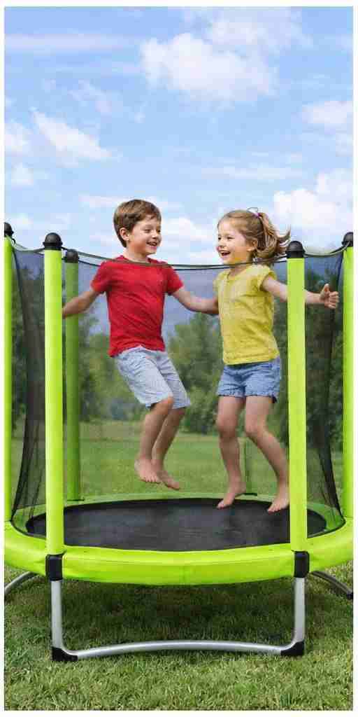 Trampolín infantil con red - miniatura 2