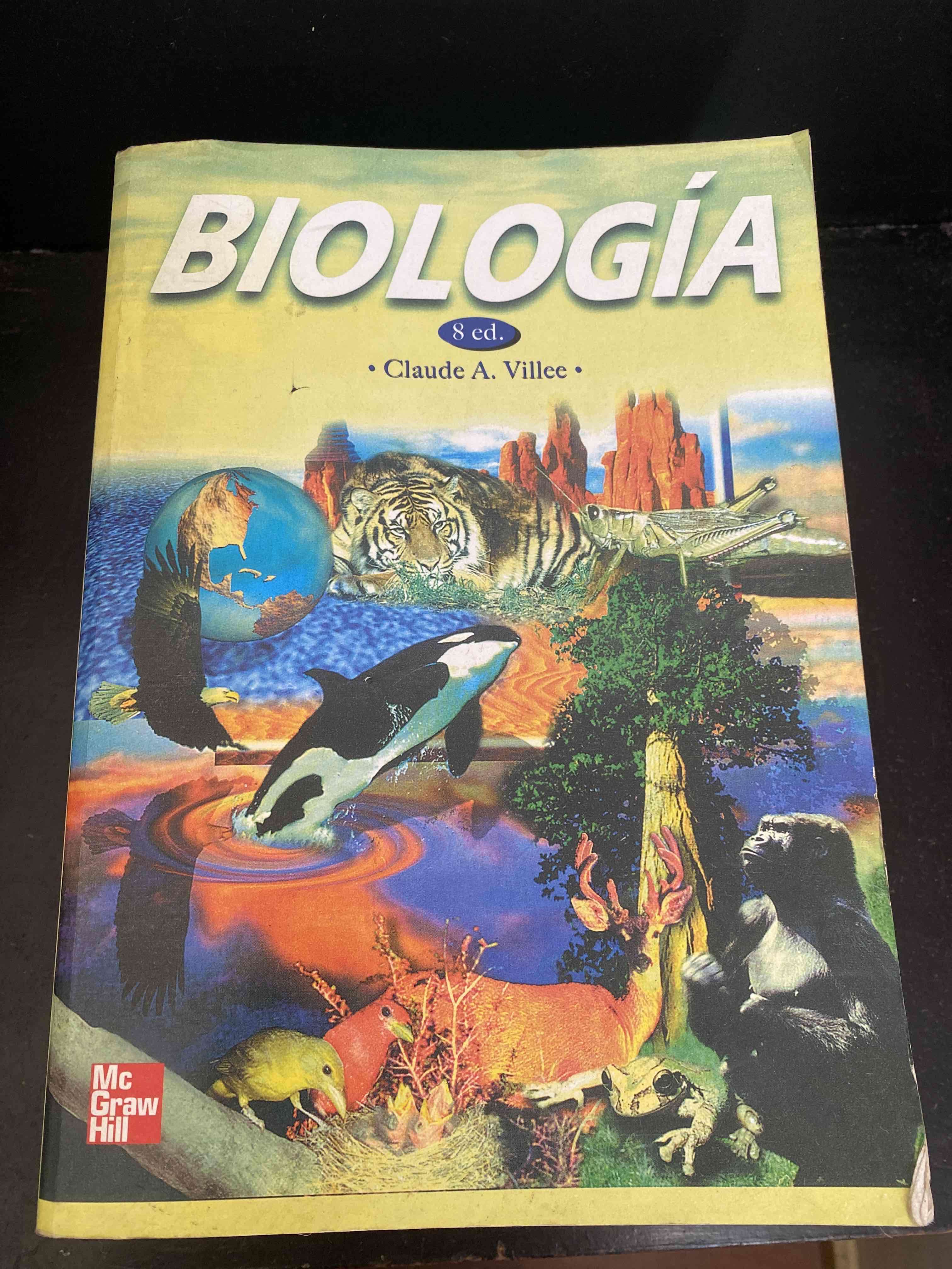 Libro Biología Claude Villee - miniatura 1