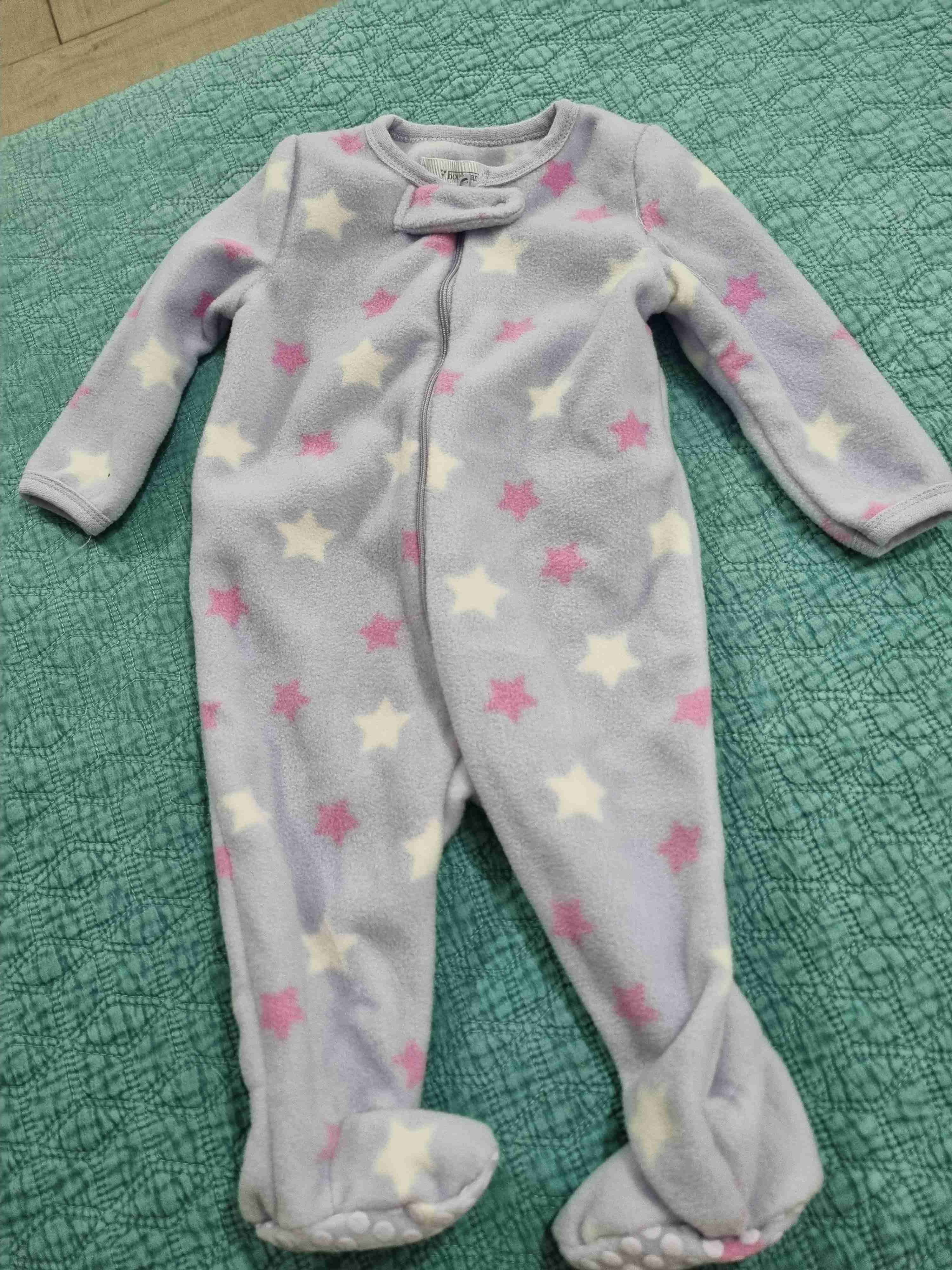 Enterito bebé estrellas gris