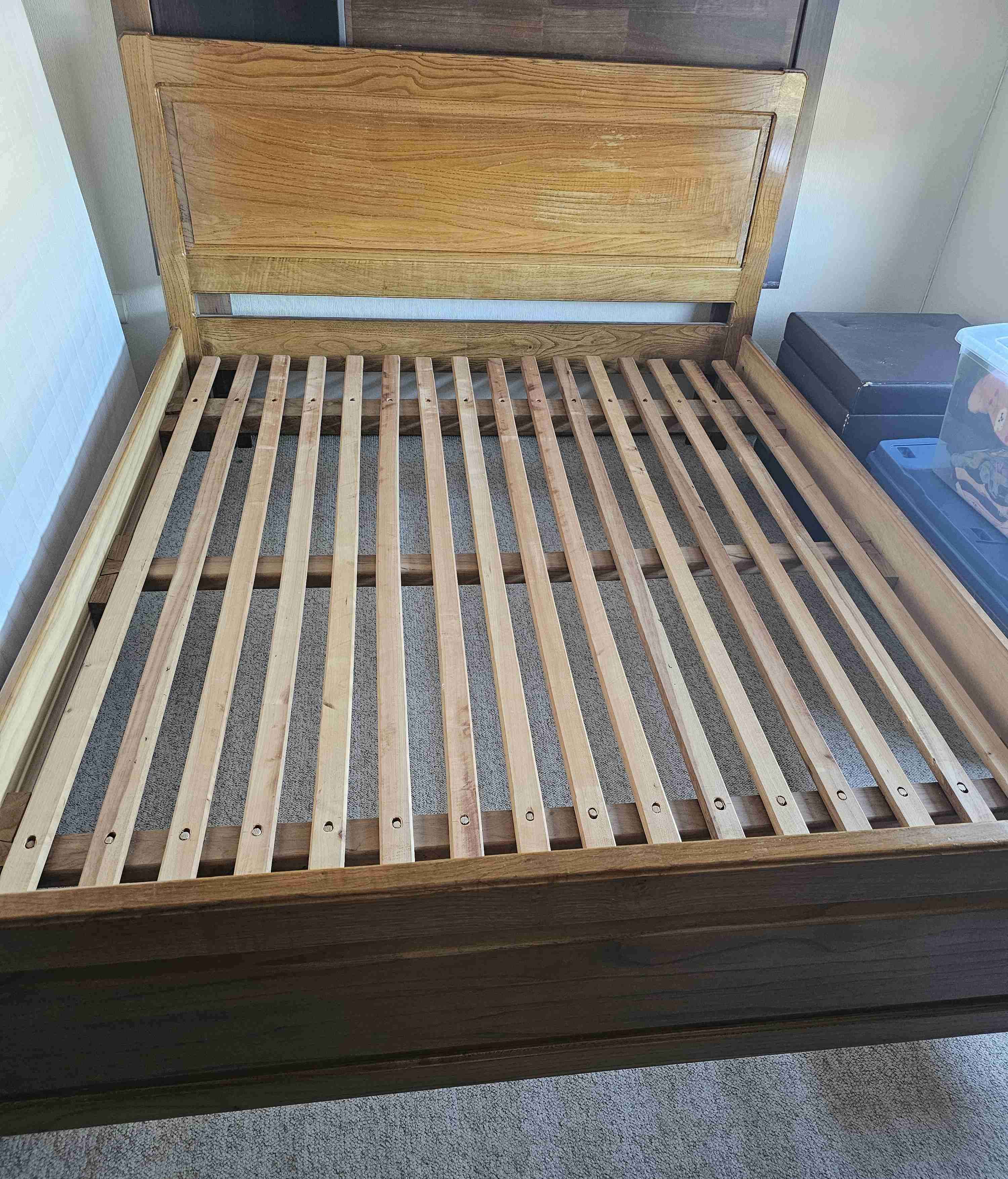 Cama de madera 2 plazas - miniatura 2