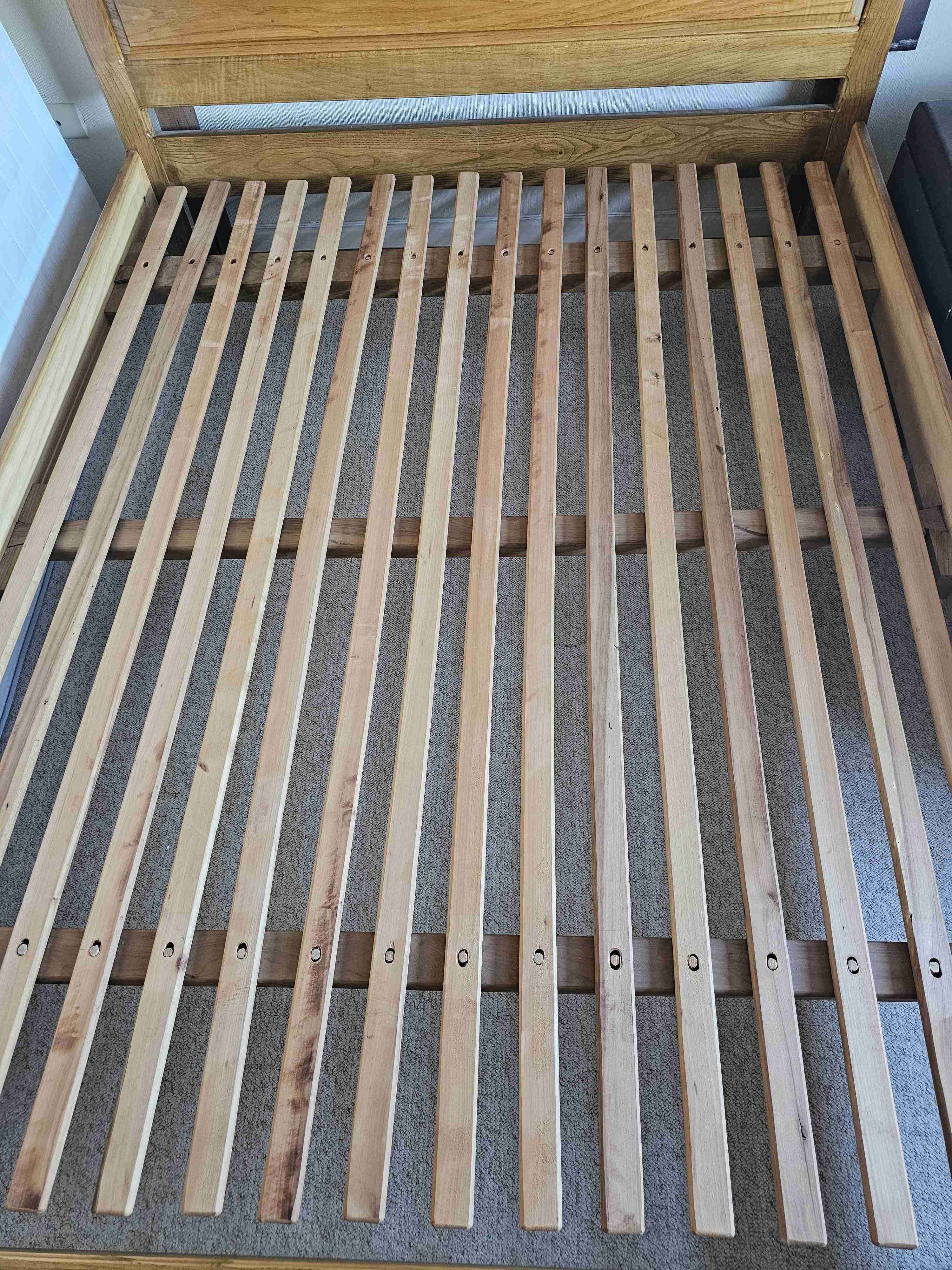 Cama de madera 2 plazas - miniatura 4