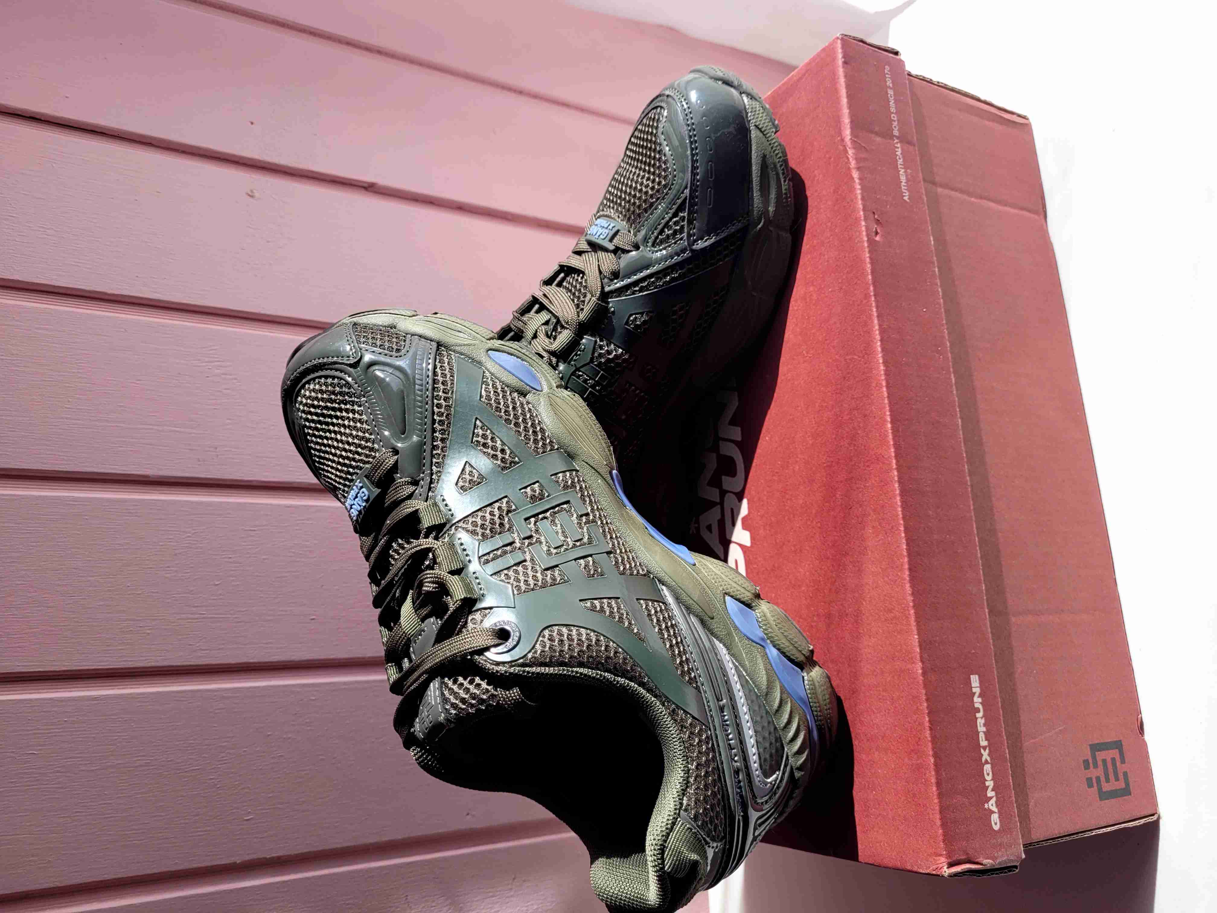 Zapatillas deportivas verde oliva - miniatura 2