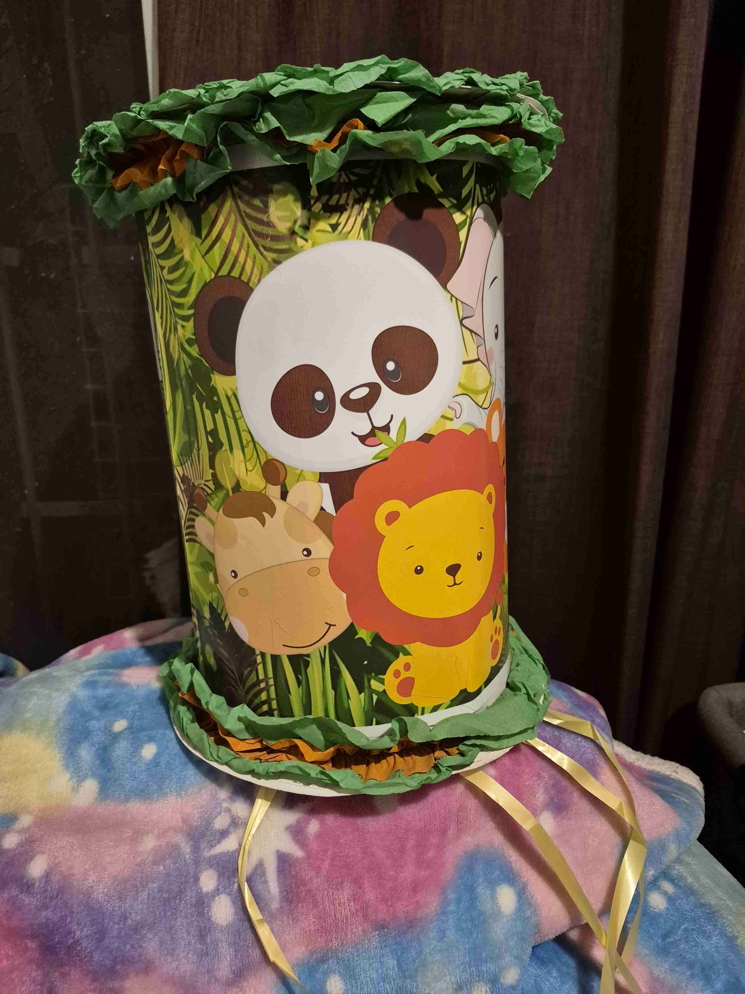 Figura decorativa de tigre con gorro - miniatura 3