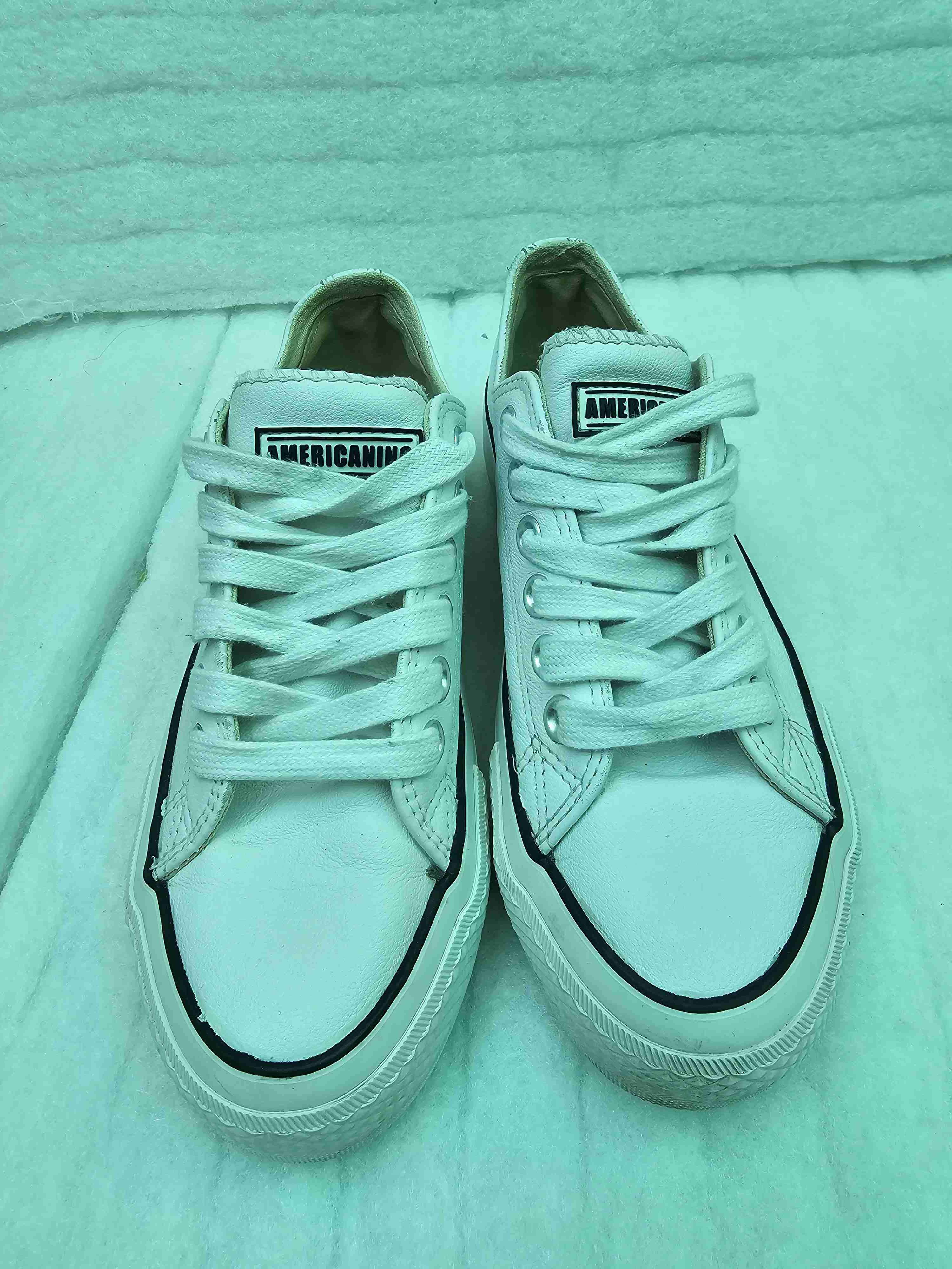 Zapatillas blancas de cuero Americanino - 1