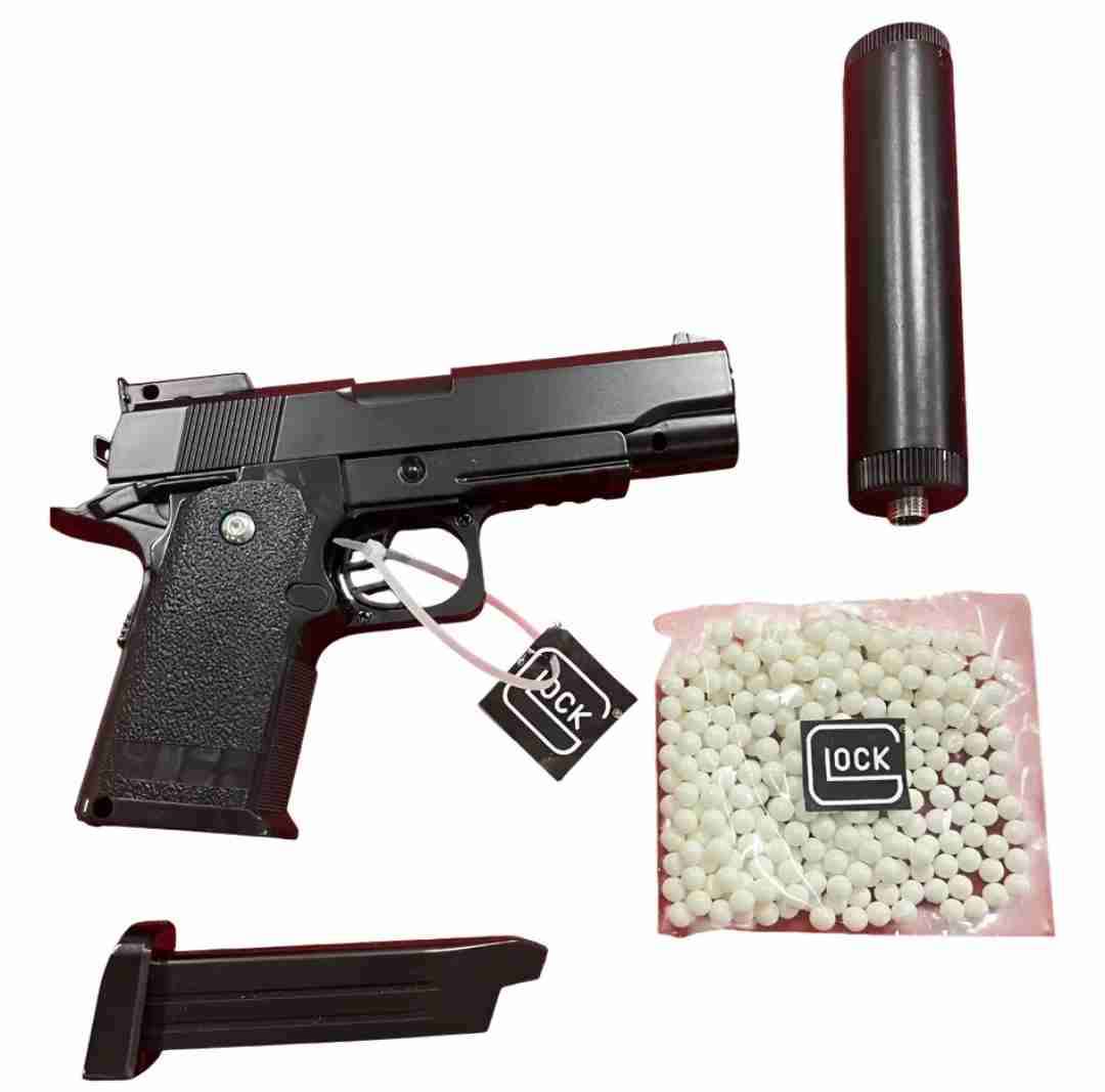 Pistola de aire comprimido con balines airsoft - 1