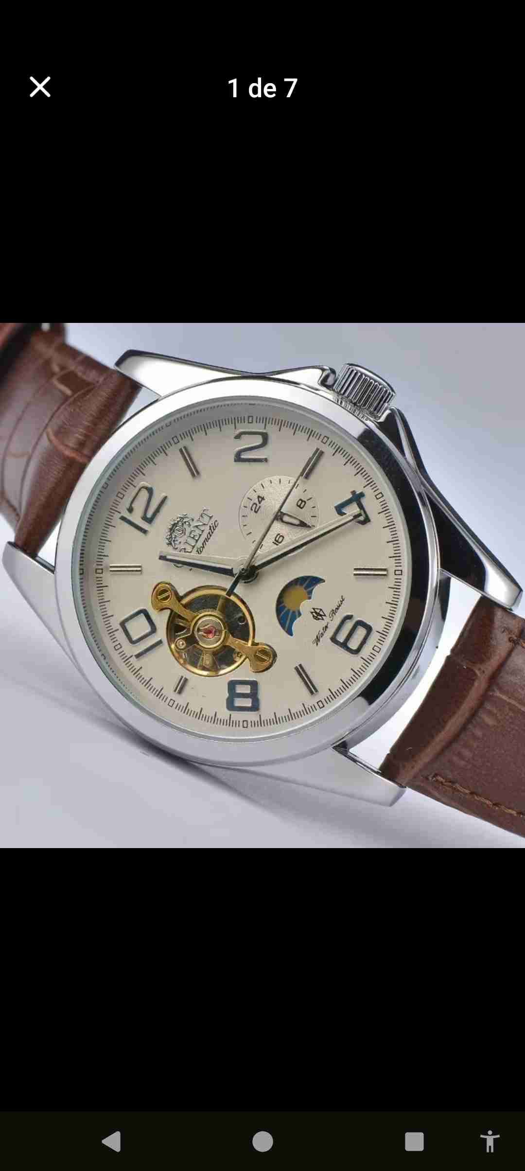 Reloj Orient Japones correa de cuero - 1