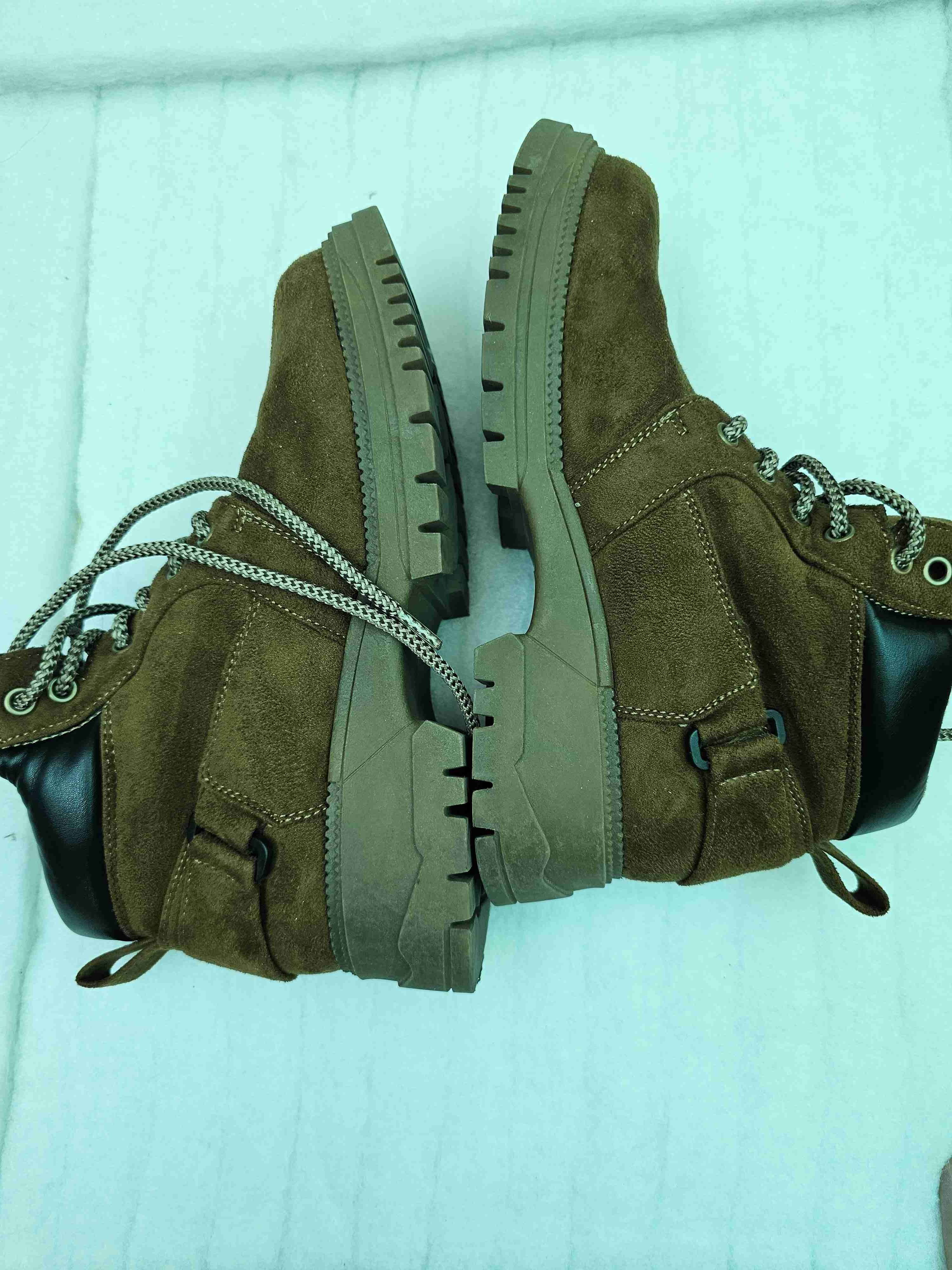 Botines de gamuza marrón - 2