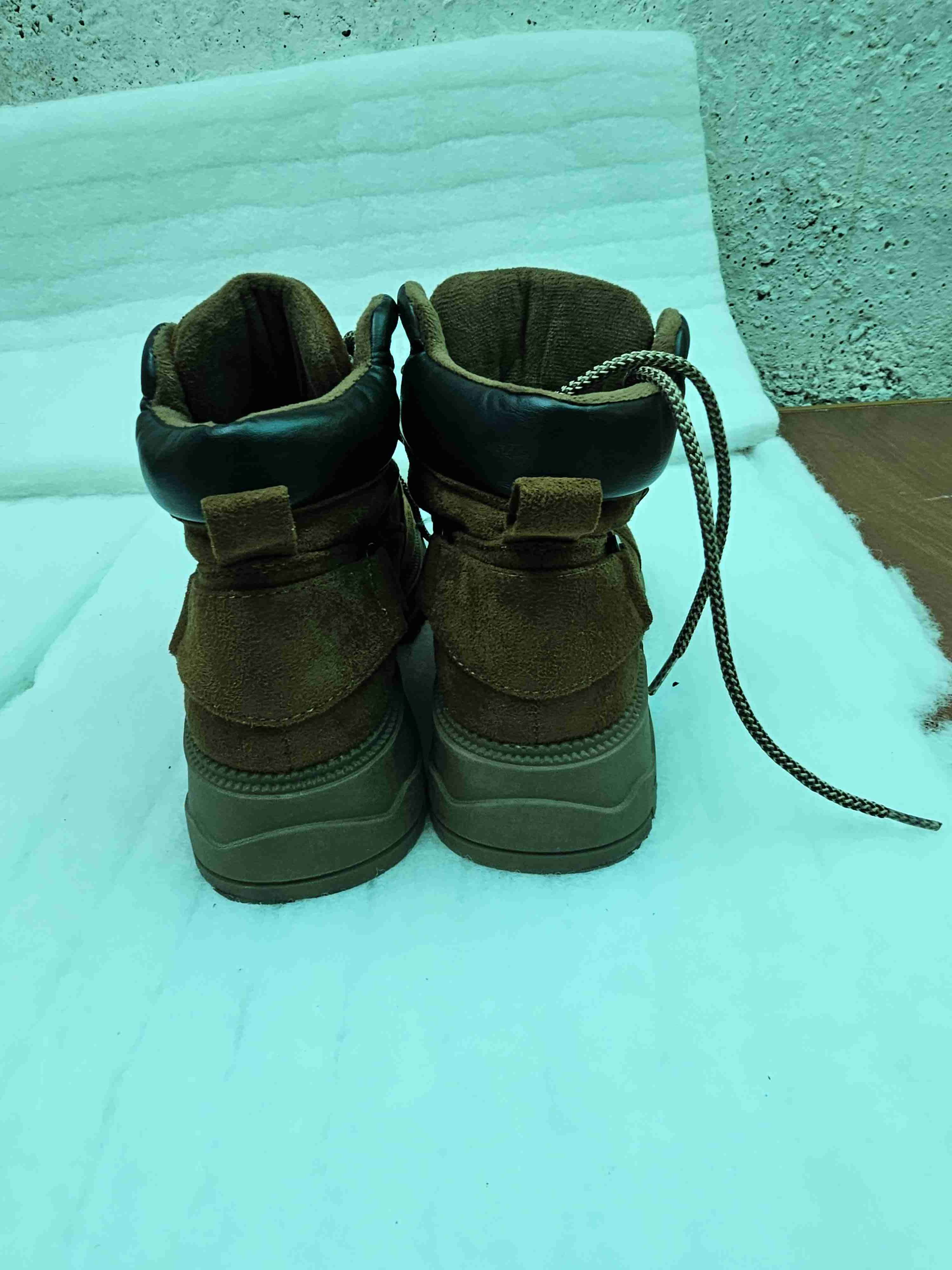 Botines de gamuza marrón - 4