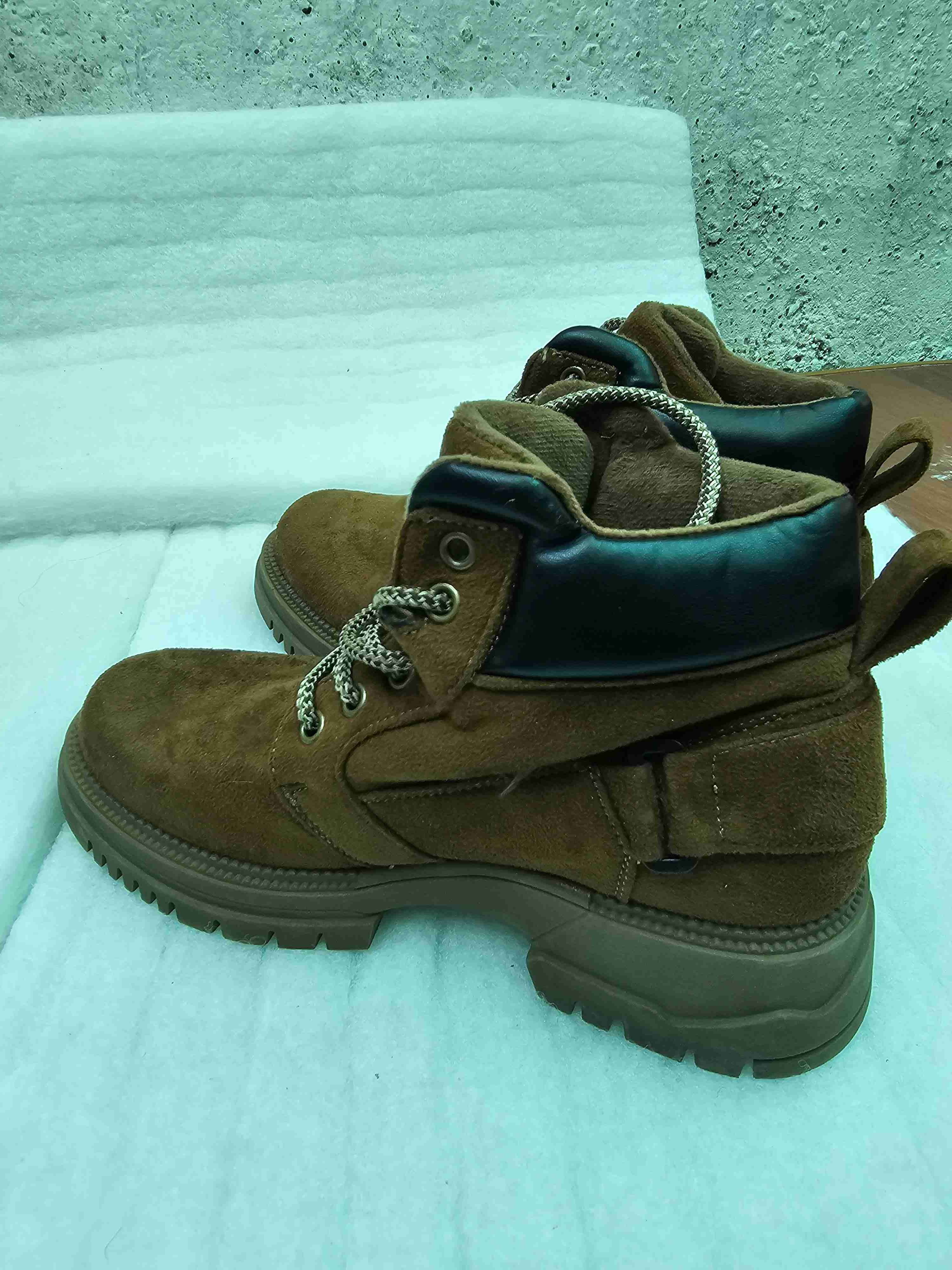 Botines de gamuza marrón - 6