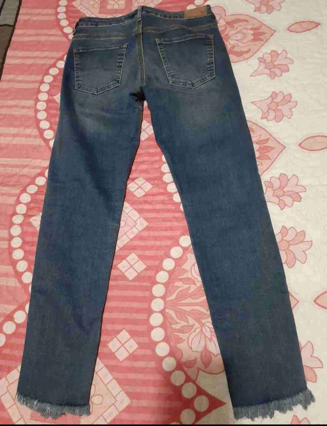 Jeans desgastados azul oscuro - miniatura 2