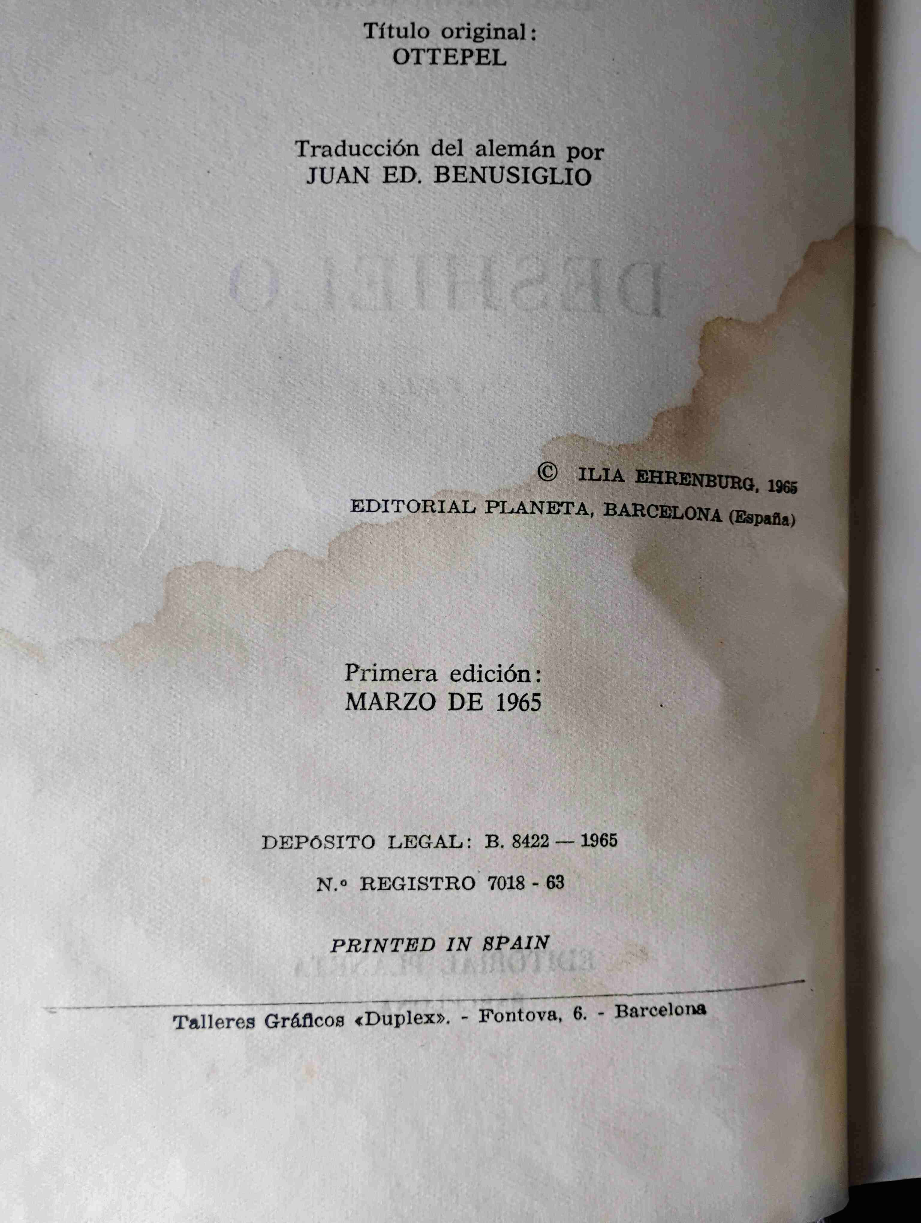 Libro antiguo " El deshielo" - miniatura 4