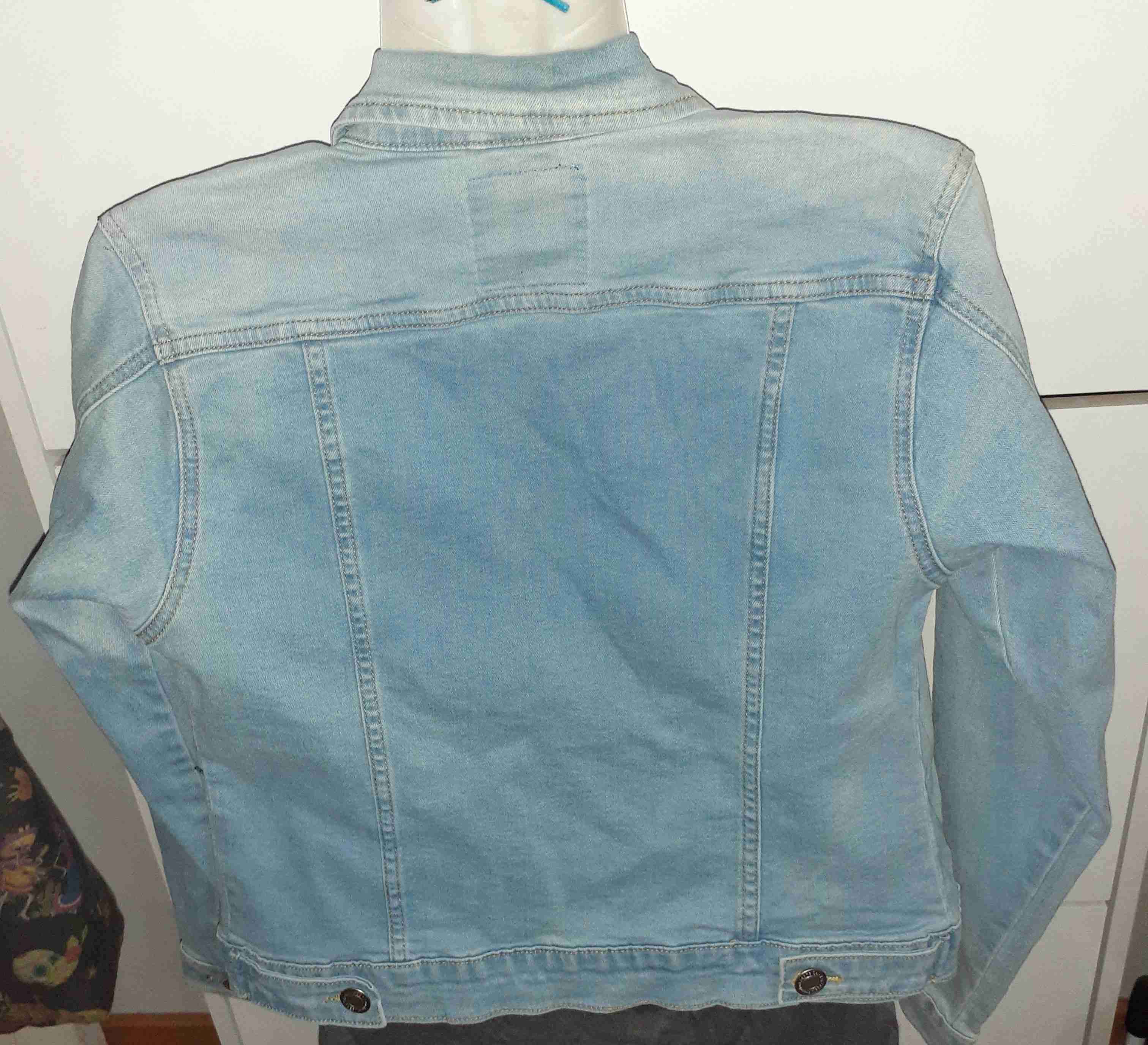 Chaqueta de mezclilla azul claro - 2