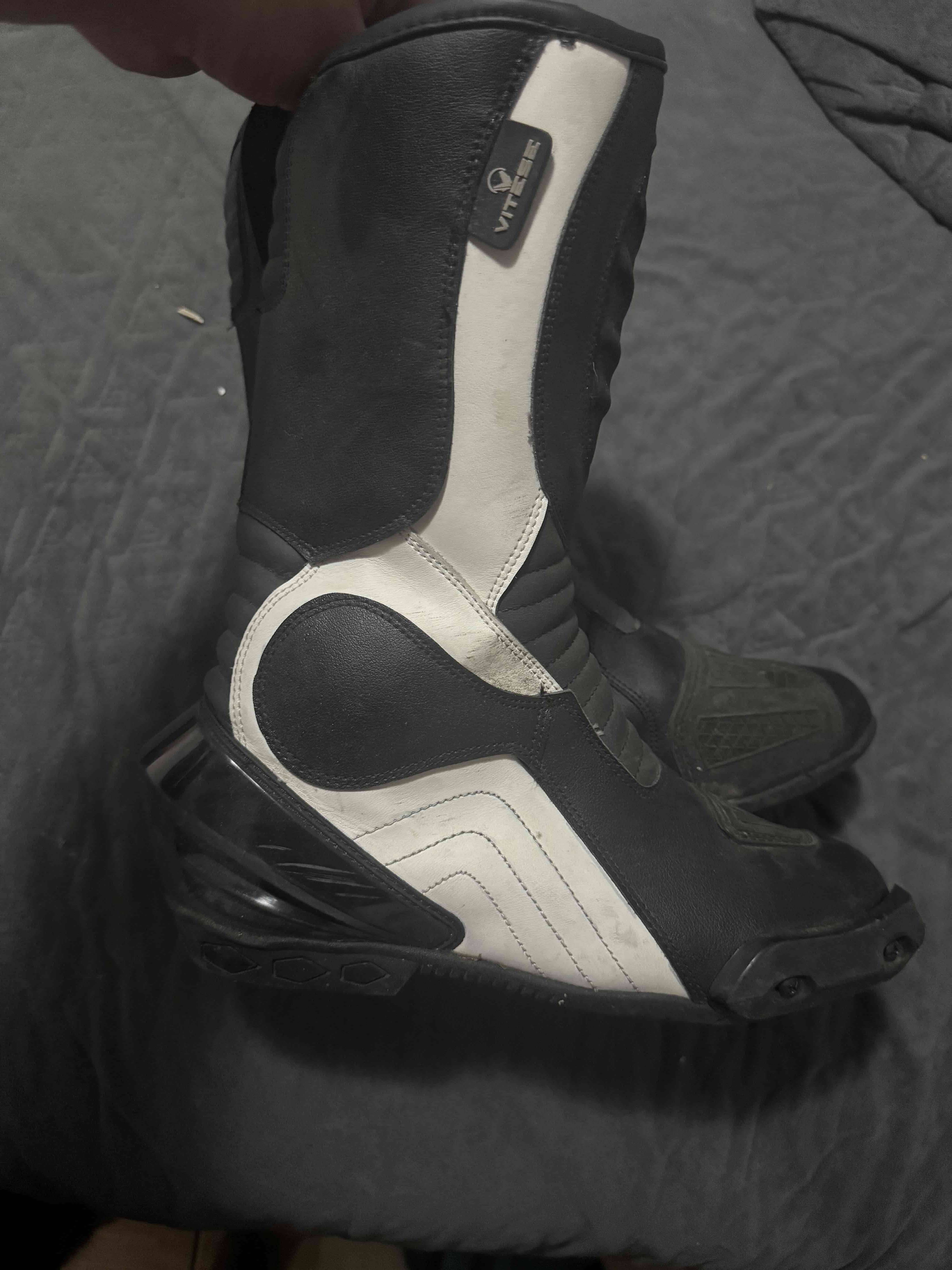 Botas de motocicleta negras - 2