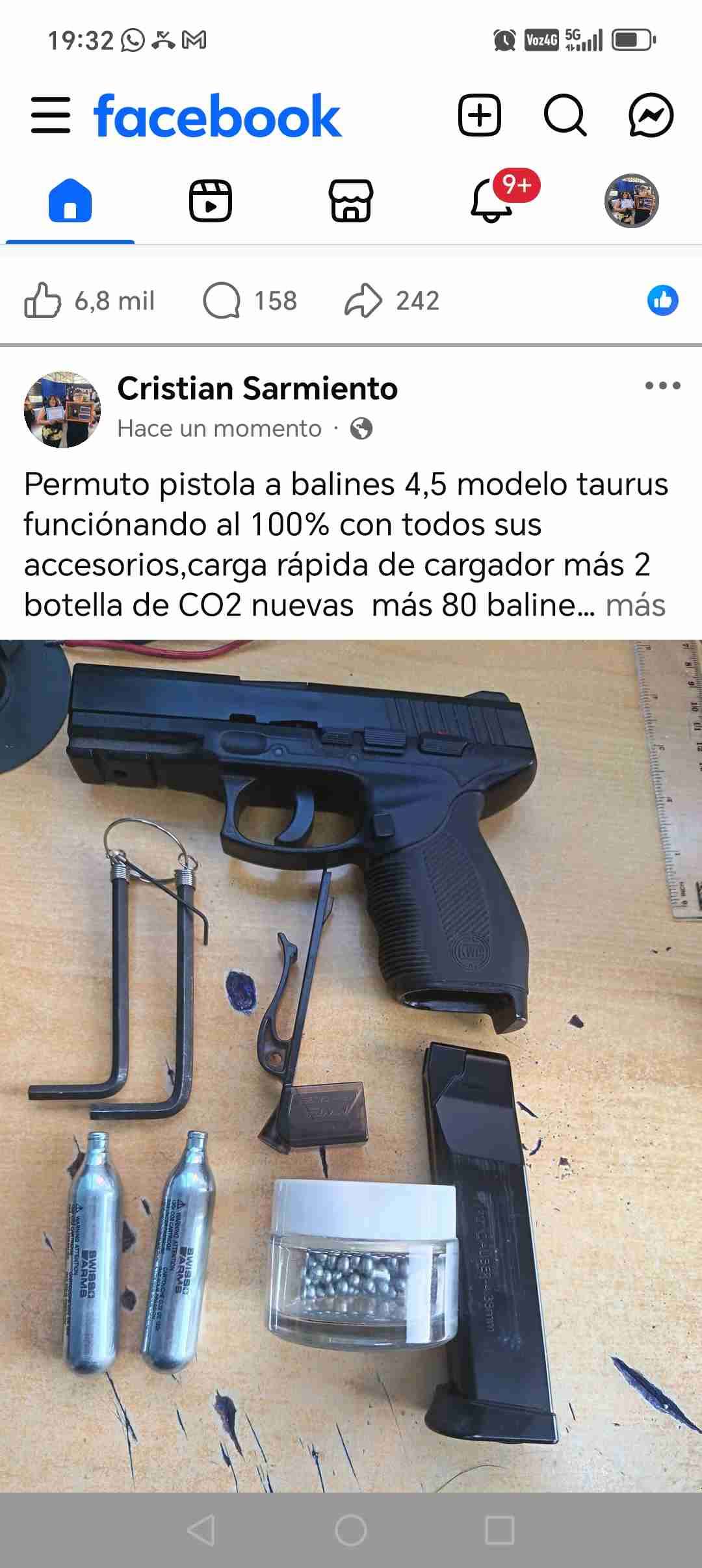 Pistola a balines Taurus 4,5 mm - 1