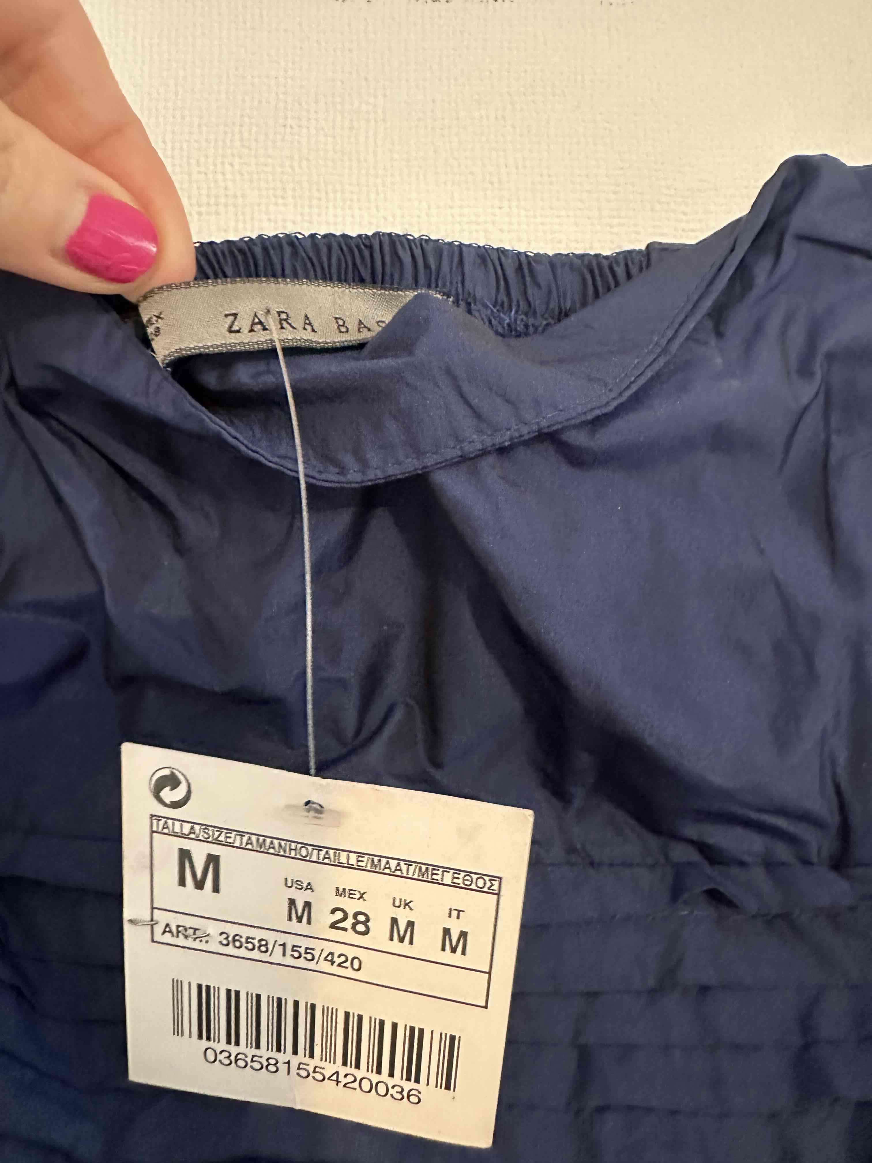 Vestido azul sin tirantes - miniatura 3