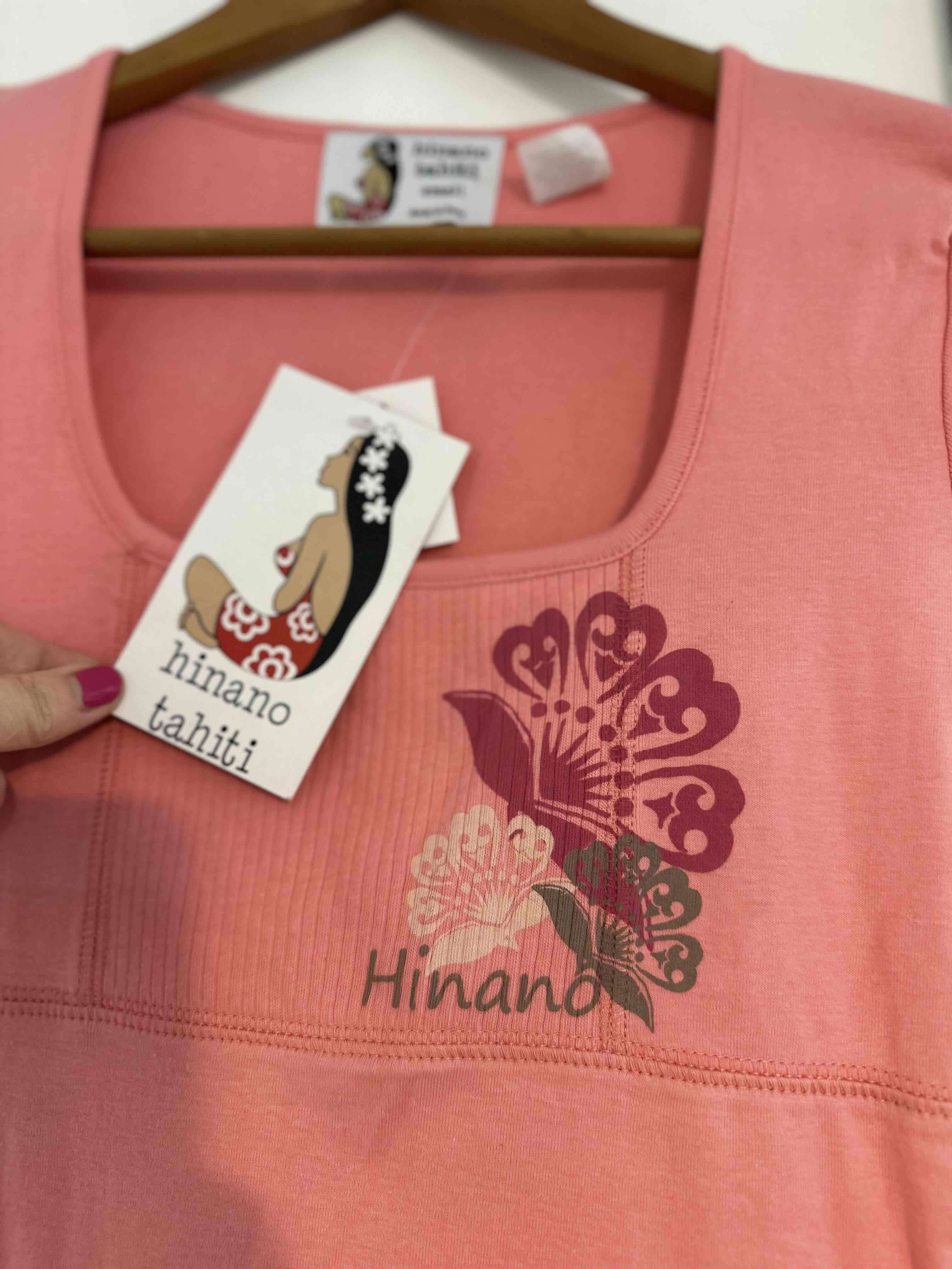 Polera rosada Hinano Tahiti - miniatura 2
