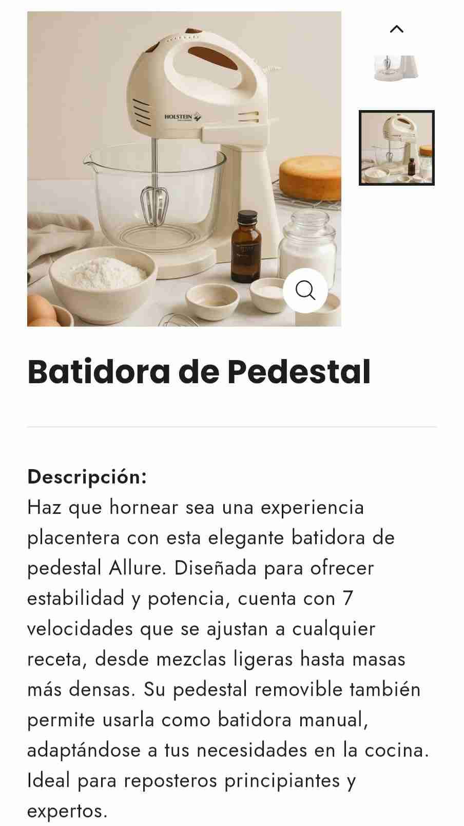 Batidora de mano Holstein 7 velocidades - 2