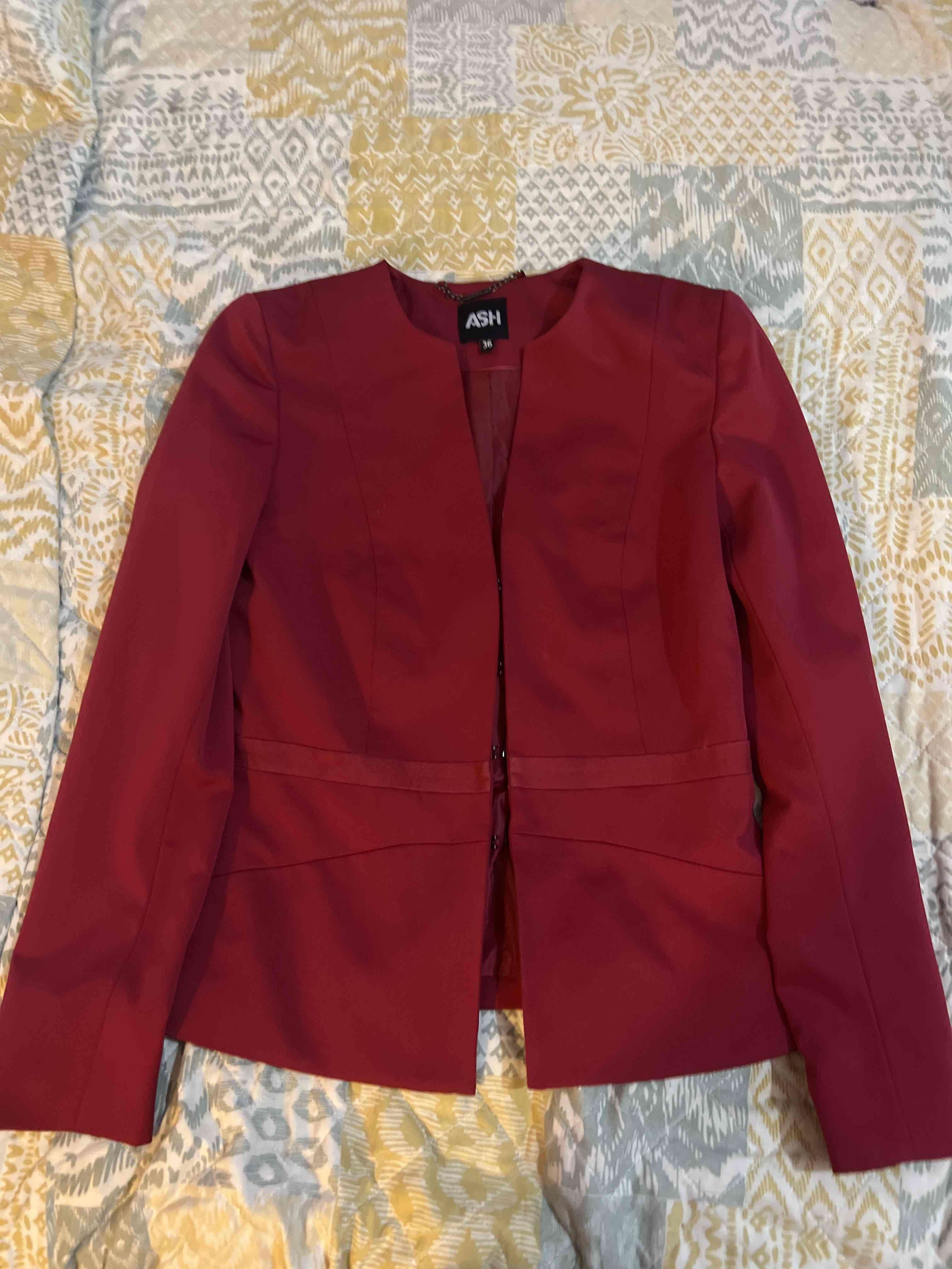 Blazer mujer rojo elegante - miniatura 1