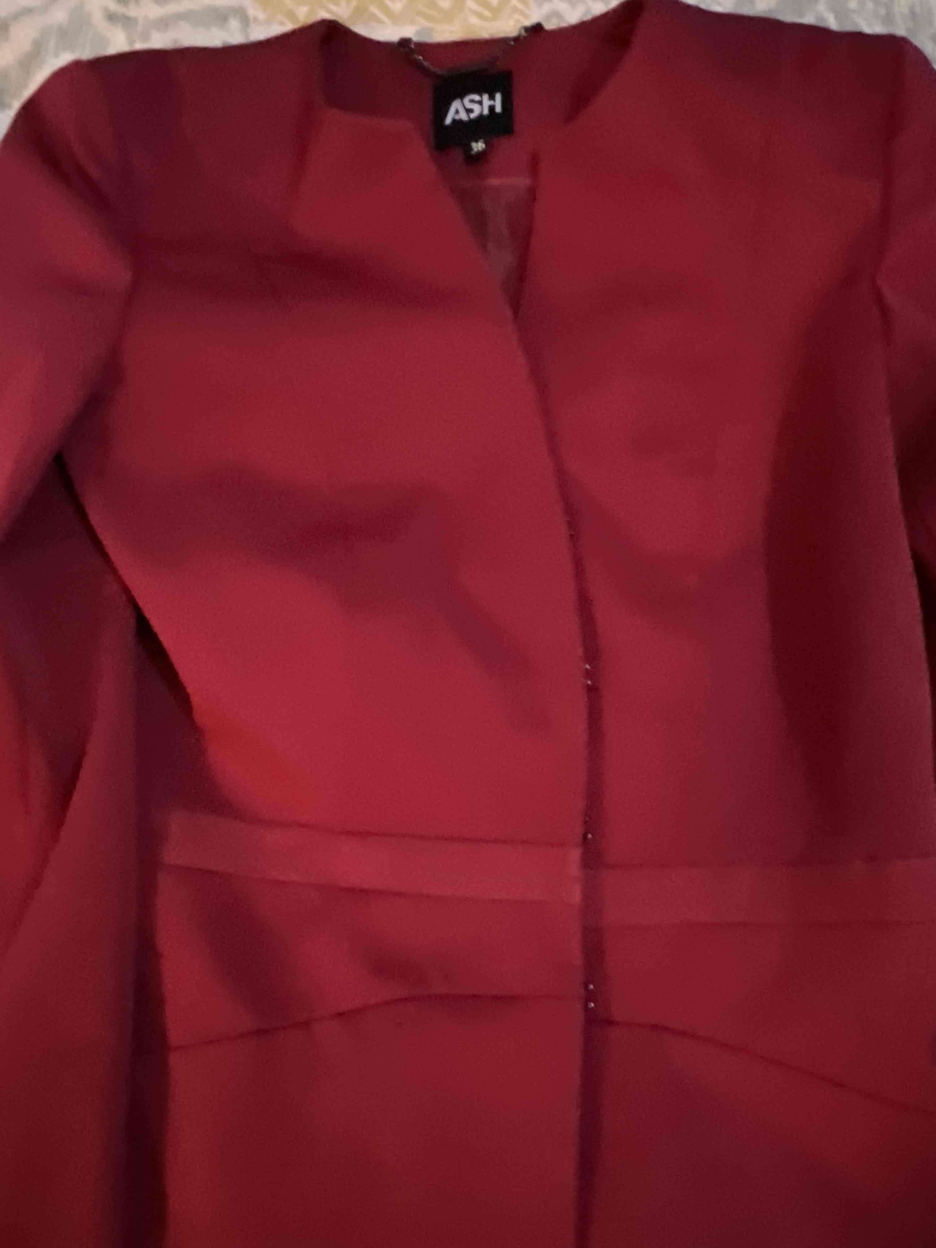 Blazer mujer rojo elegante - miniatura 2