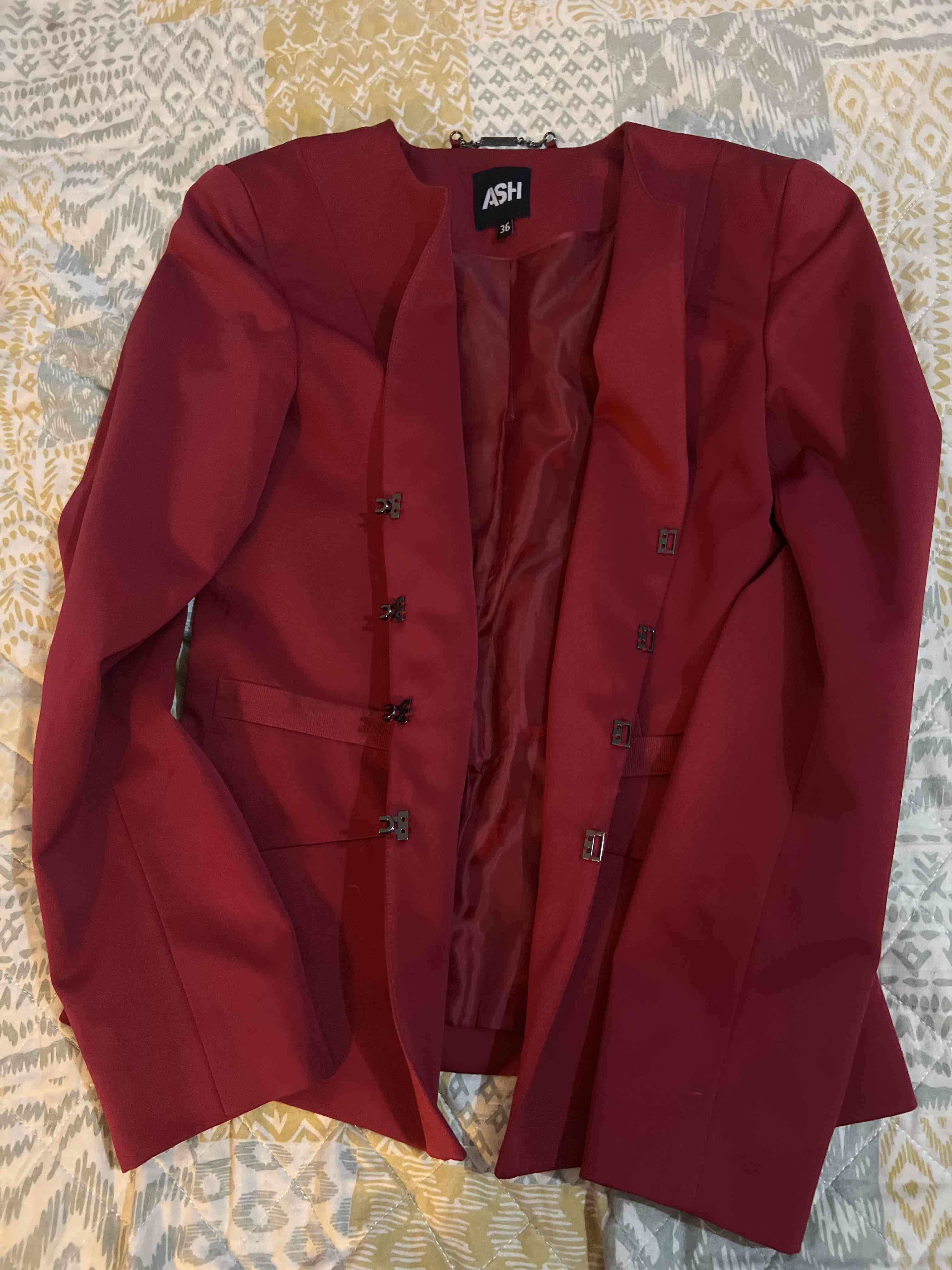 Blazer mujer rojo elegante - miniatura 3